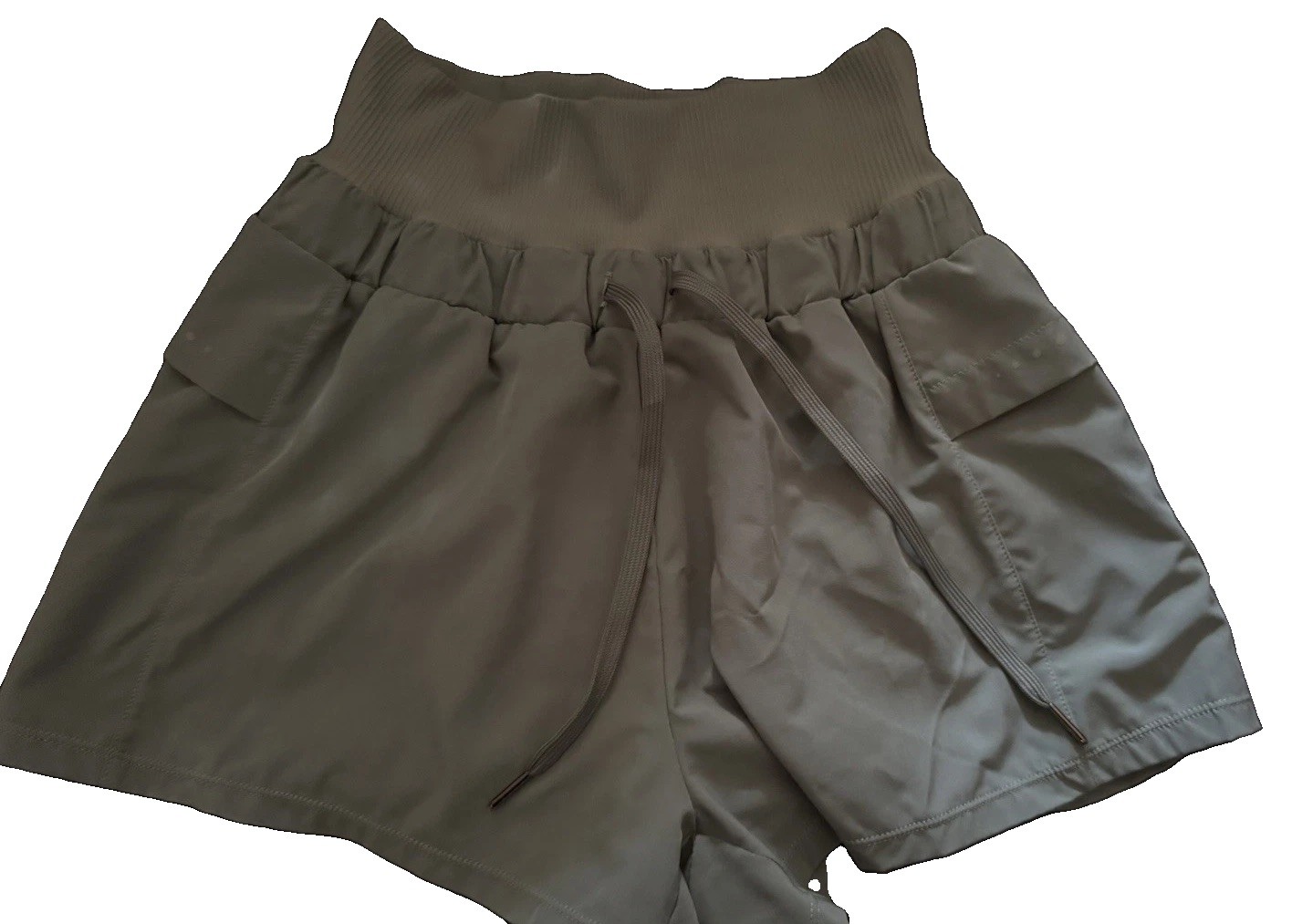 The gym people light sage Athletic Mesh Shorts Elastic Waist small
