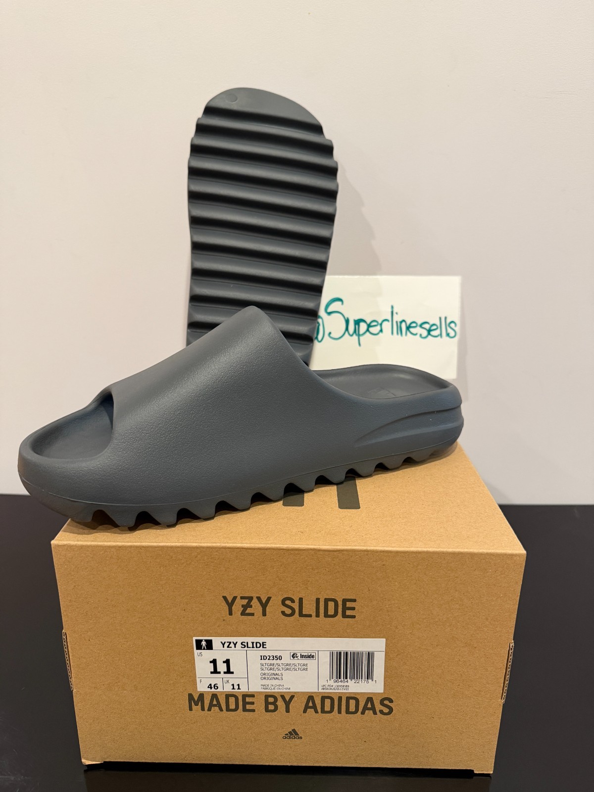 Adidas Yeezy Slide Slate Grey Sizes 5-12 (100% Authentic) ID2350