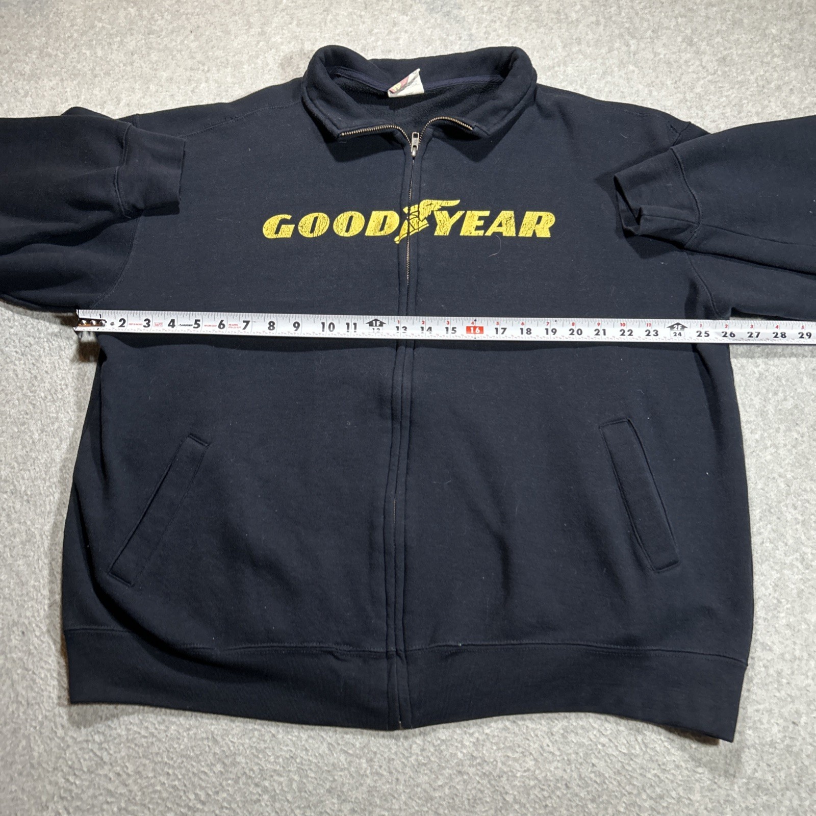 MV Sport Goodyear Racing Tires Pullover 1/4 Zip Jacket – Mens Size XL