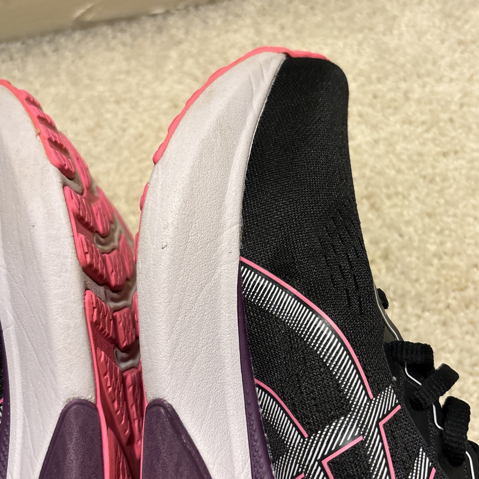 ASICS Women Gel-Kayano 30 1012B357 Black Running Shoes Sneakers Size 9.5
