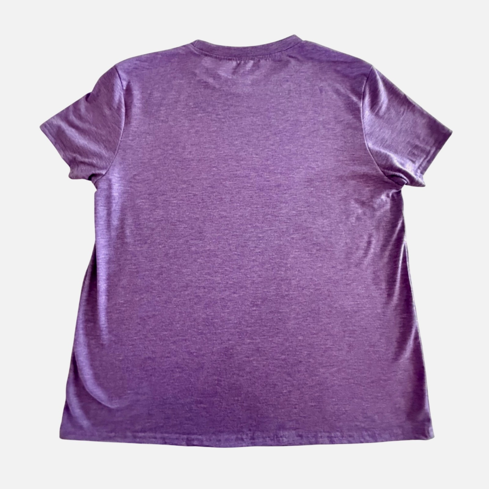 Bird Music Notes Shirt Womens XL Purple Graphic Tee Choircore Top