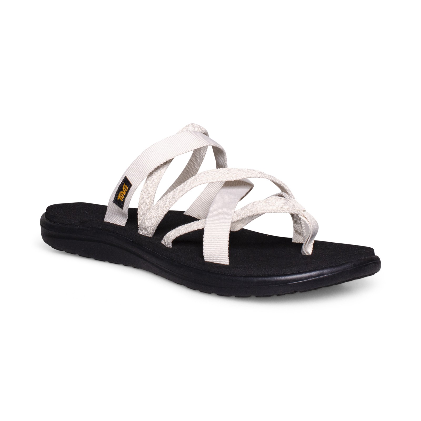 TEVA VOYA ZILLESA OFF WHITE STRAPPY WEBBING WOMEN’S SANDALS SIZE US 11/UK 9 NEW