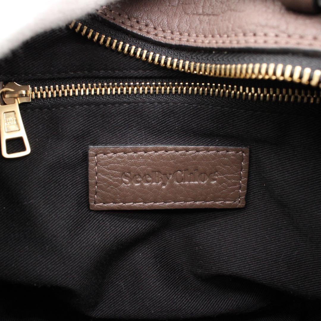 See By Chloe Patti Shoulder Bag Crossbody Leather Brown Japan 0610782