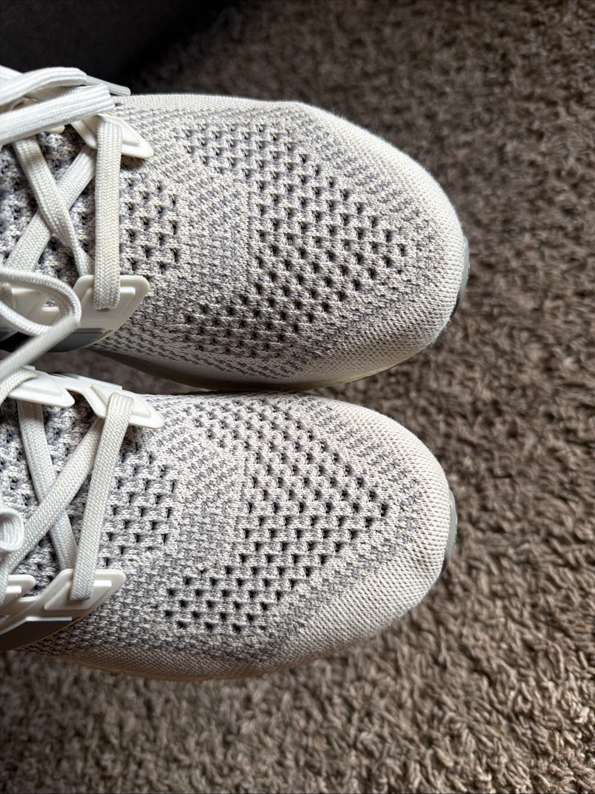 Size 10.5 – Mens Adidas Ultra Boost 1.0 Three Grey White Running Shoes – IE8976