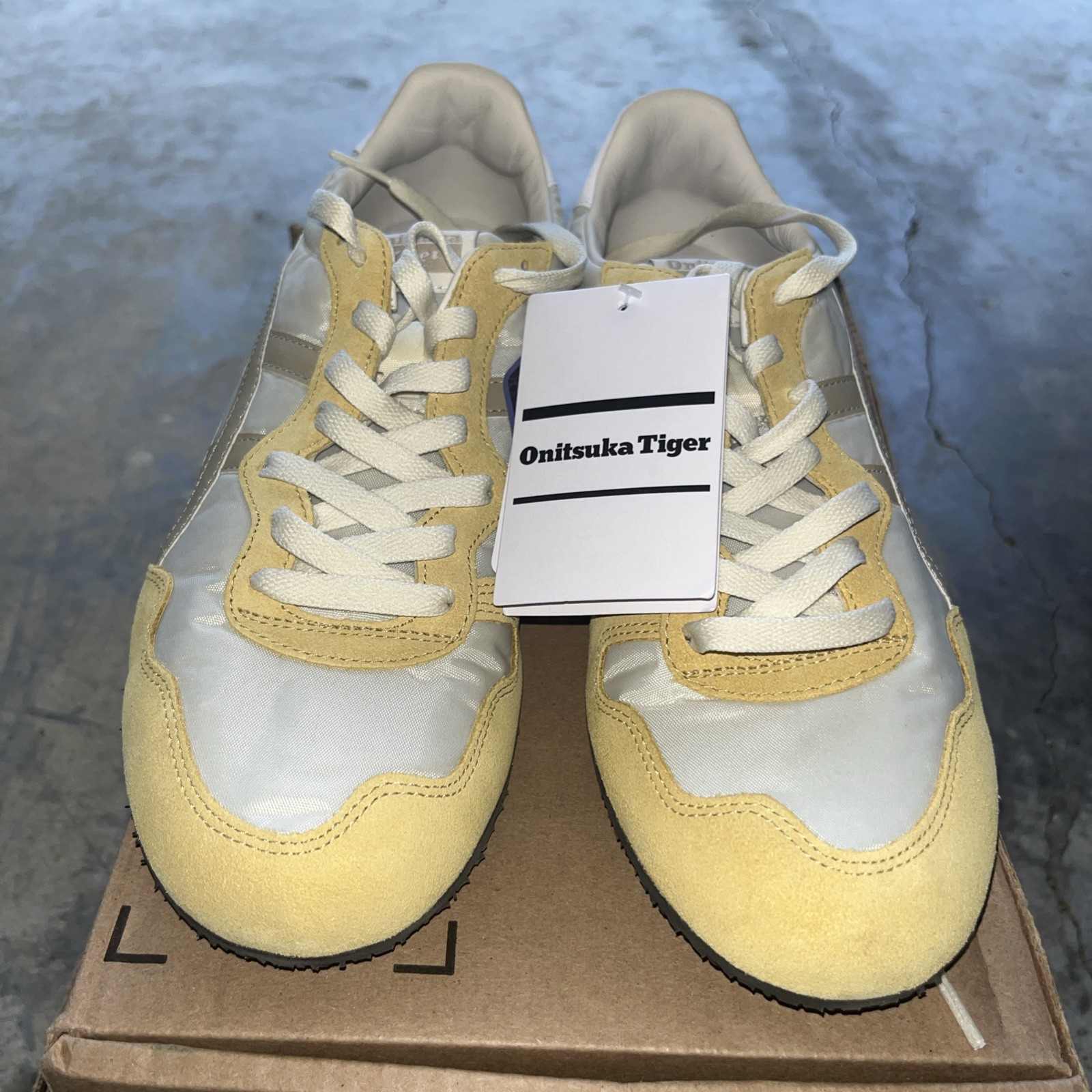 Onitsuka Tiger SERRANO CREAM WOOD CREPE 1183B400 753 Authentic