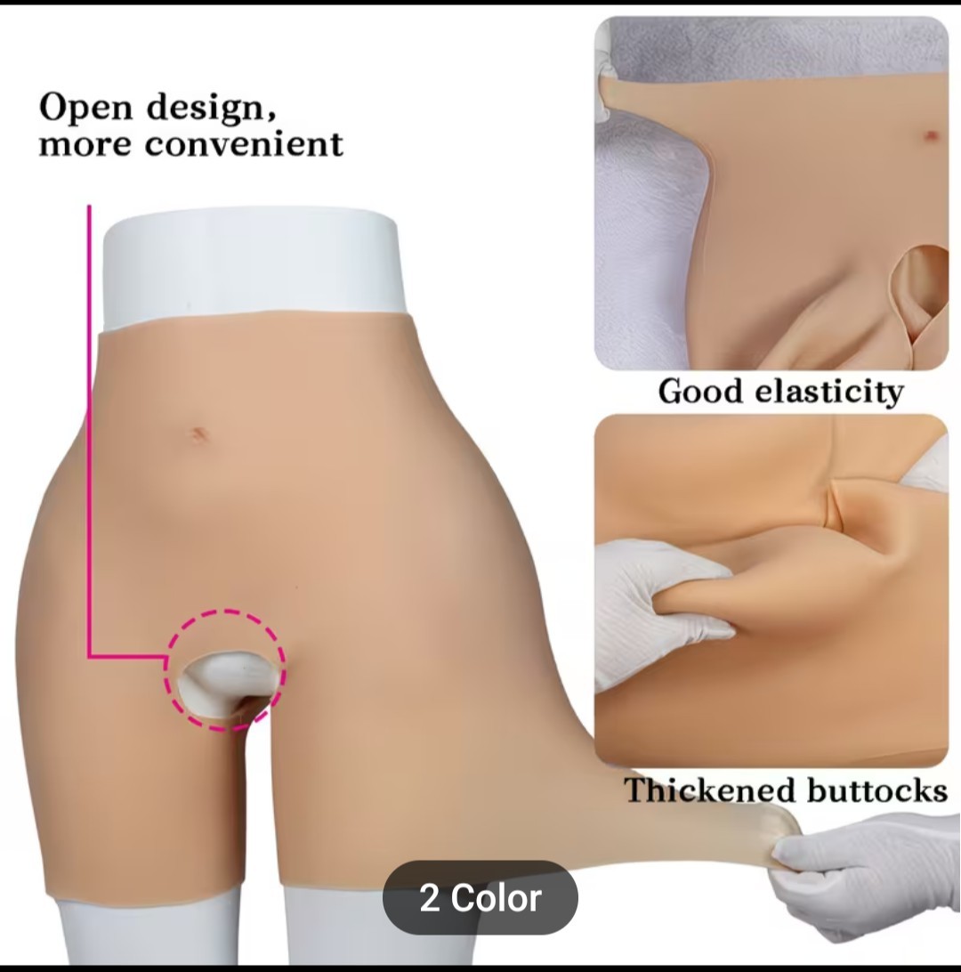 These Silicone Pants Designed to Enlarge The Hips Feature an Open-Cut Style