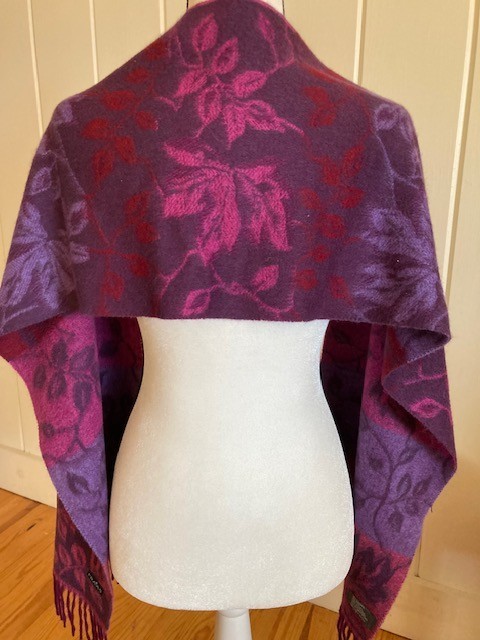 Cashmere 90%/Wool 10% Blend Scarf, 66 in x 12 in, by FRASS