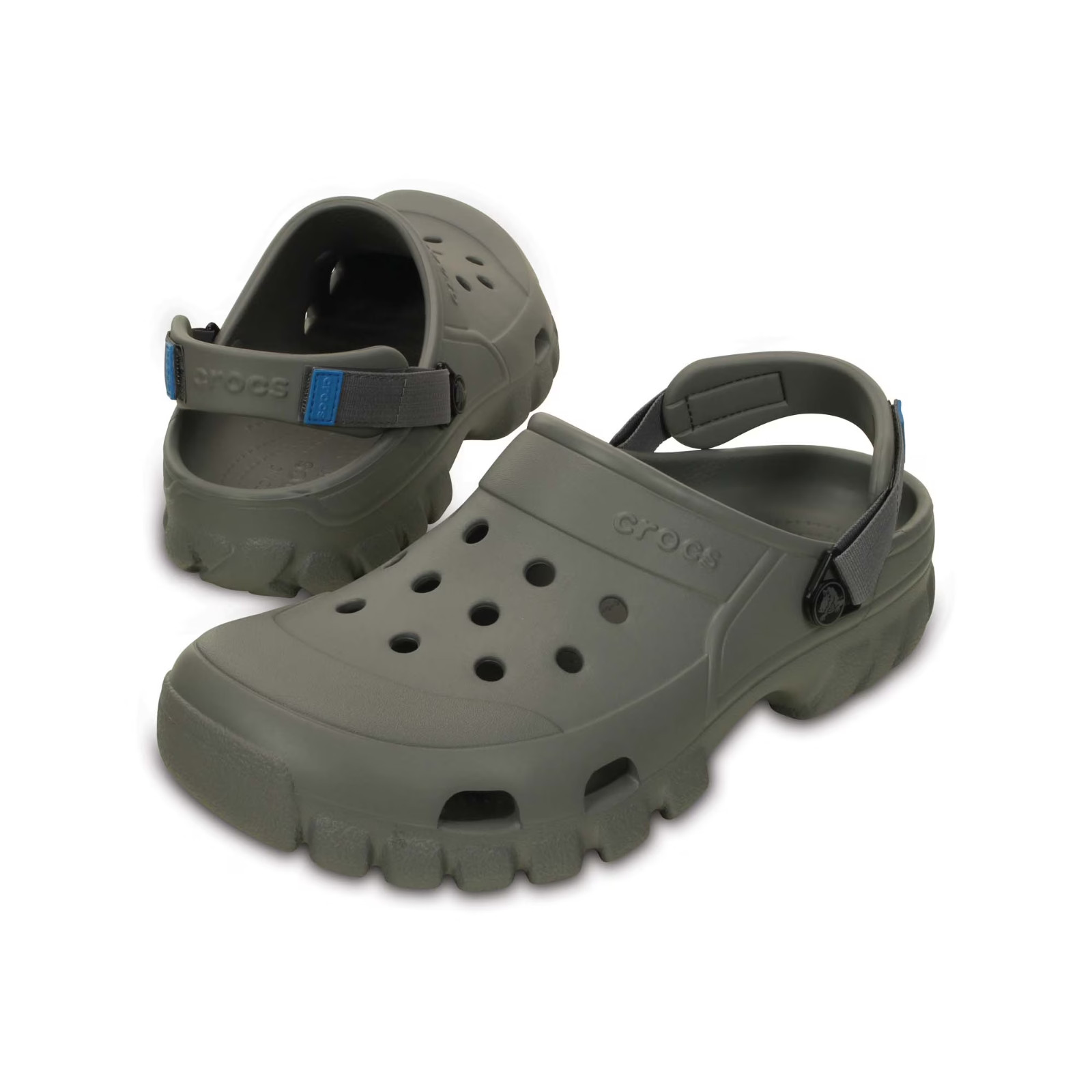 Authentic Crocs Unisex Offroad Sport Clogs Lightweight Smoke/Charcoal Medium