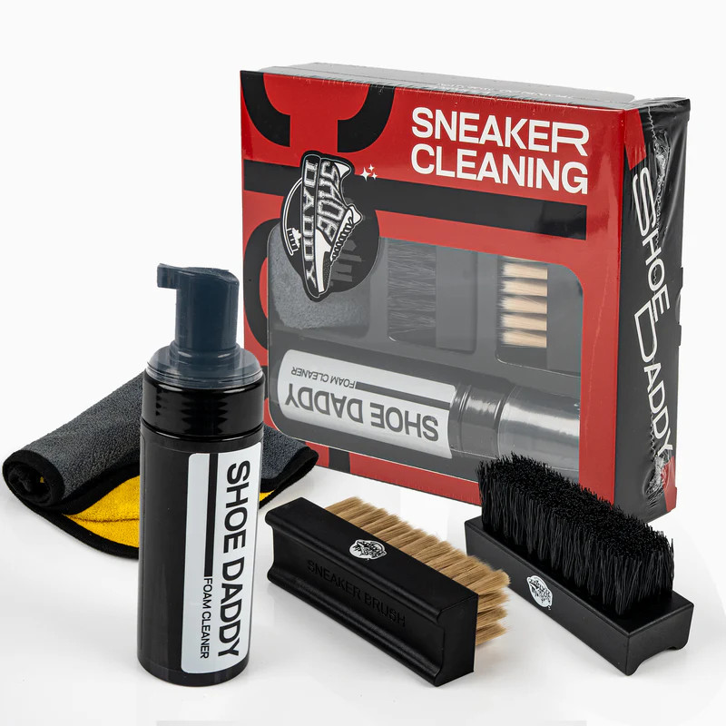 Shoe Cleaning Kit – Foam Cleaner + Brush + Towel – Sneaker Cleaner for All Shoes