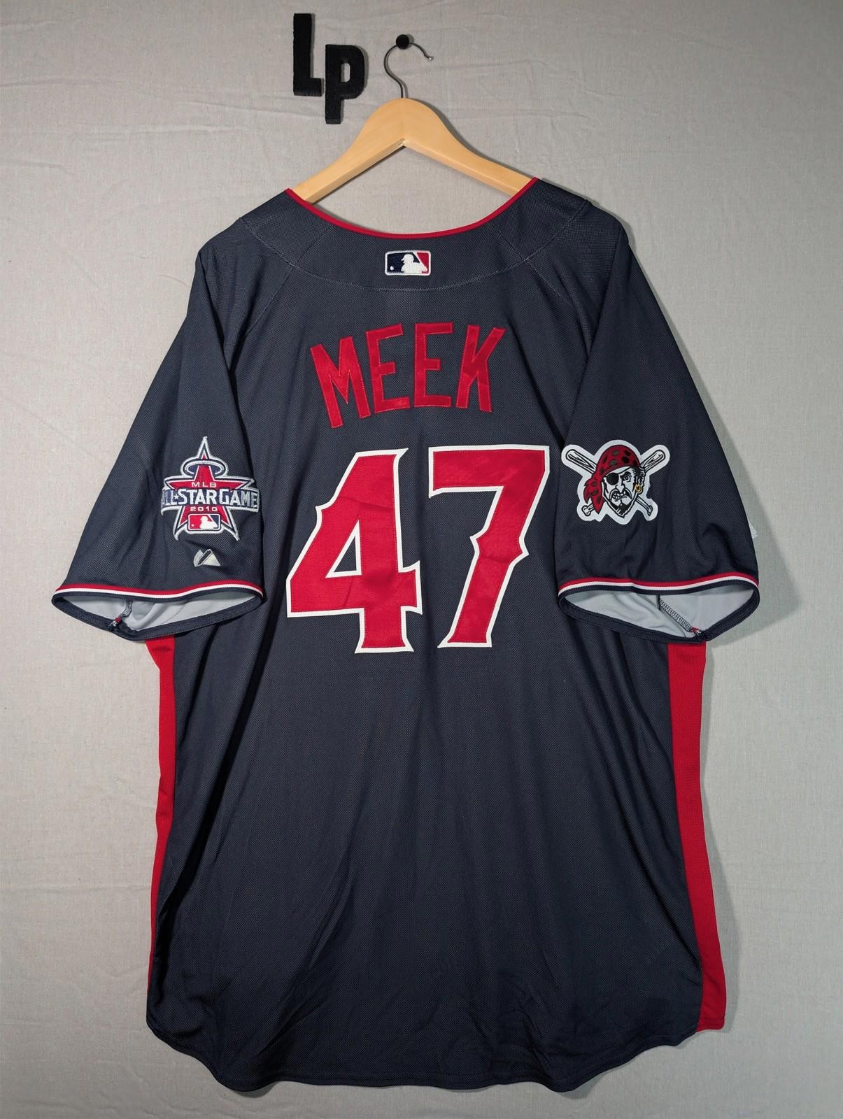 Pittsburgh Pirates #47 Evan Meek Majestic National All Star Game 2010 XXL Jersey