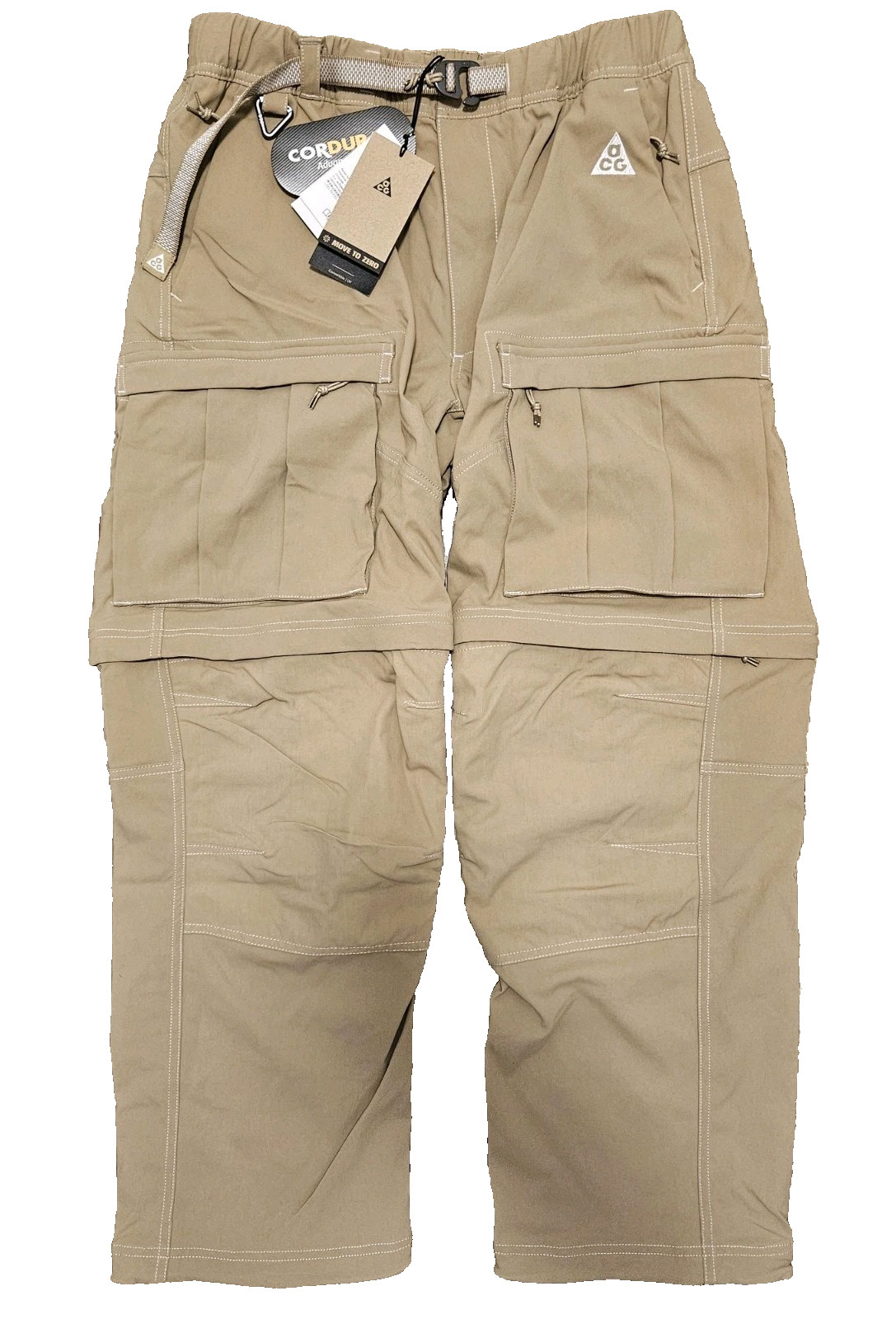 $195 Nike ACG Smith Summit UV Cargo Convertible Zip Pants Mens Medium FN0428-247