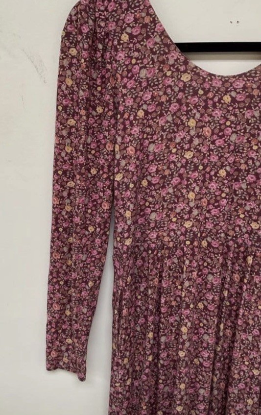 LoveShackFancy Poeta Floral Dress – Size P Long Sleeve Boho Cottagecore Portugal
