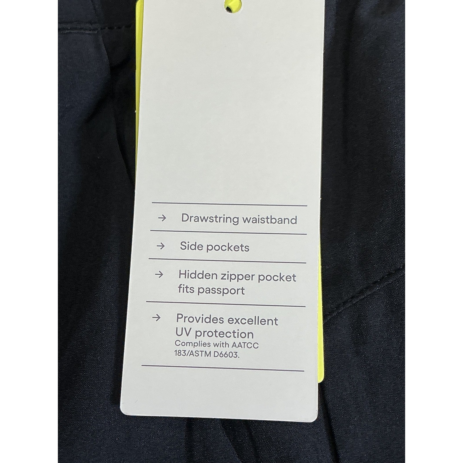 All In Motion Womens Medium Cargo Jogger Pants Black UPF 50+ Stretch NWT