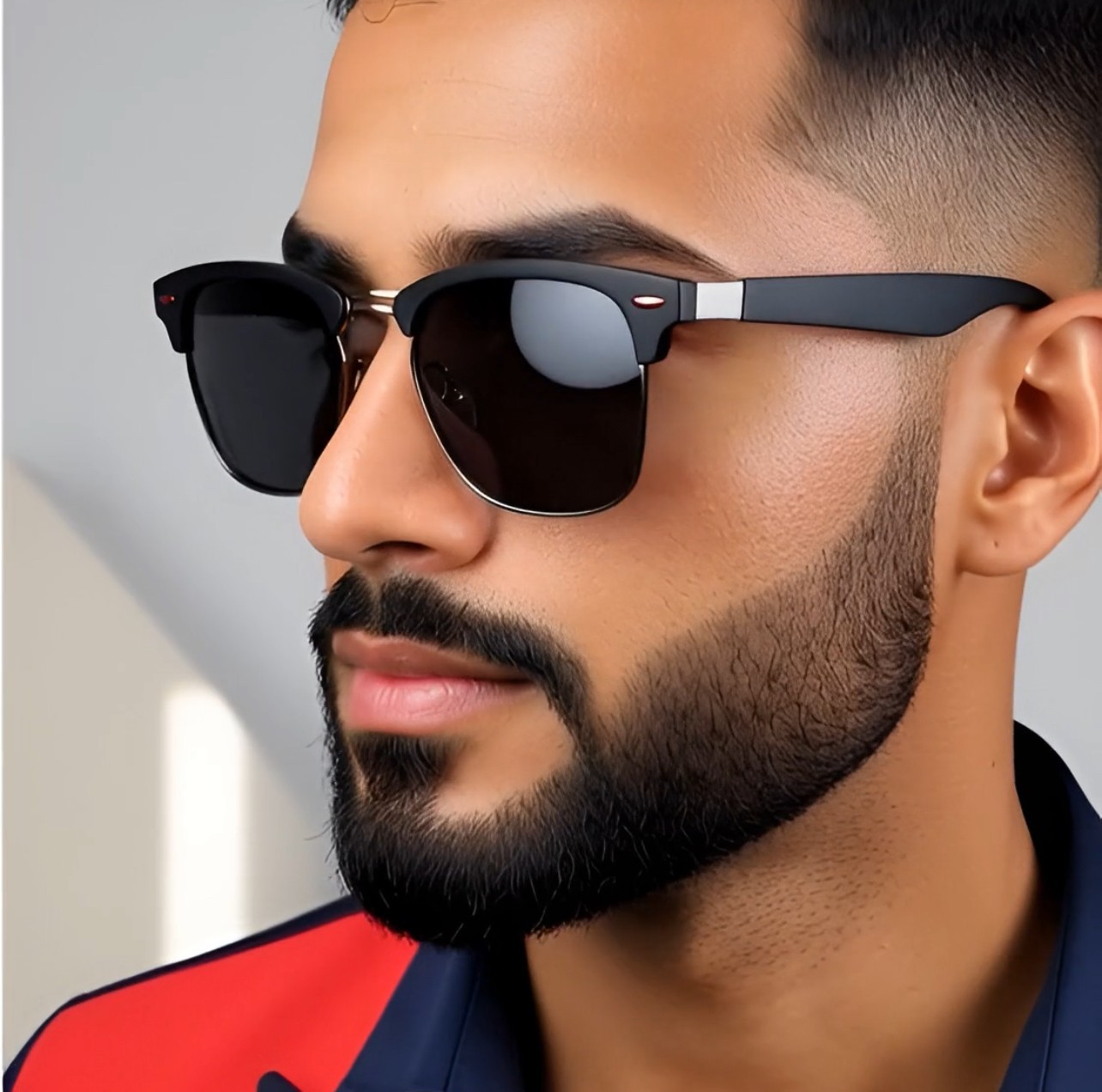 Men Sunglasses Hip Hop Street Wear Outdoor Cholo Dark Black Lens Rapper Gangster