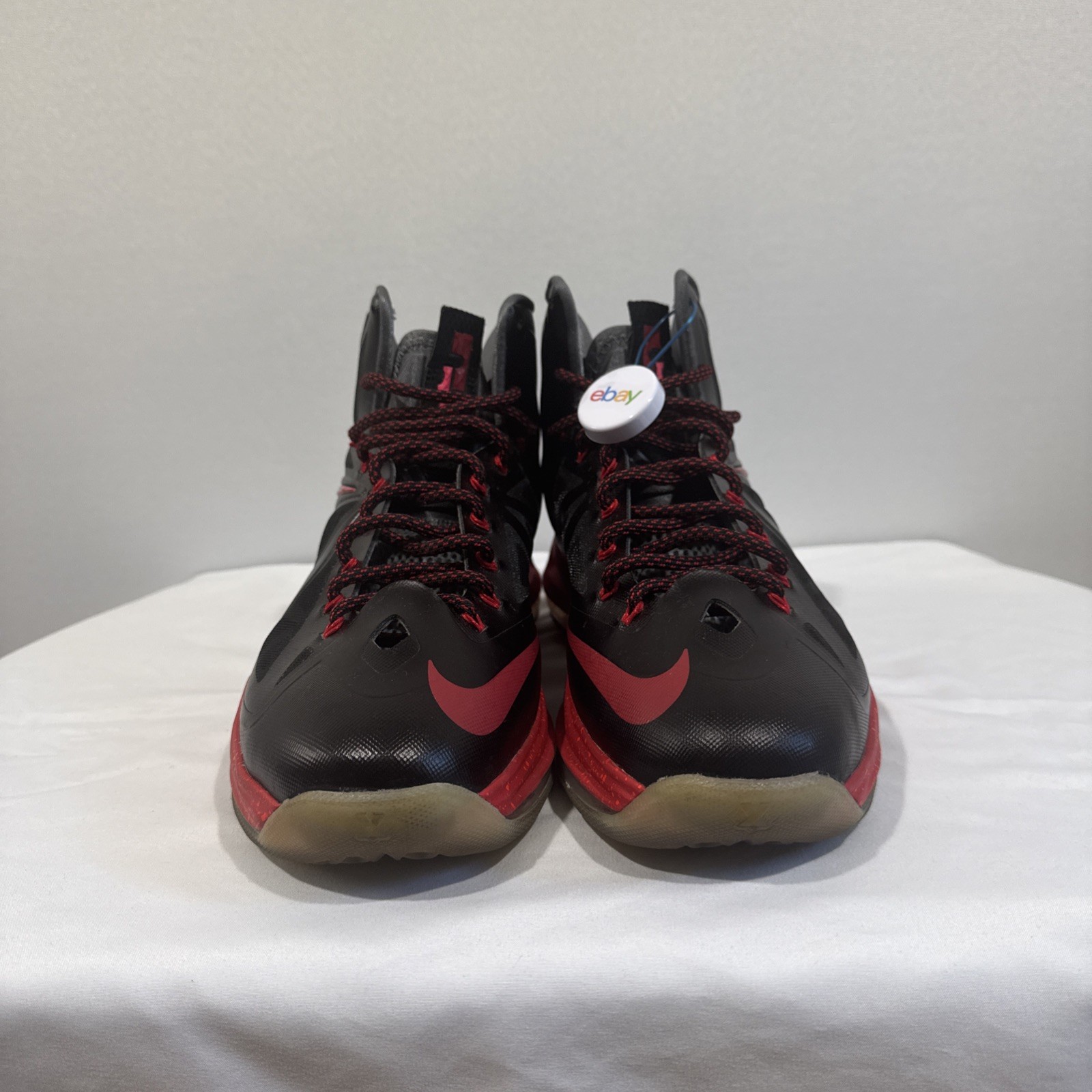 Nike LeBron 10+ Pressure Size 10, No Box, No Plastic Diamond Shoe Accessory