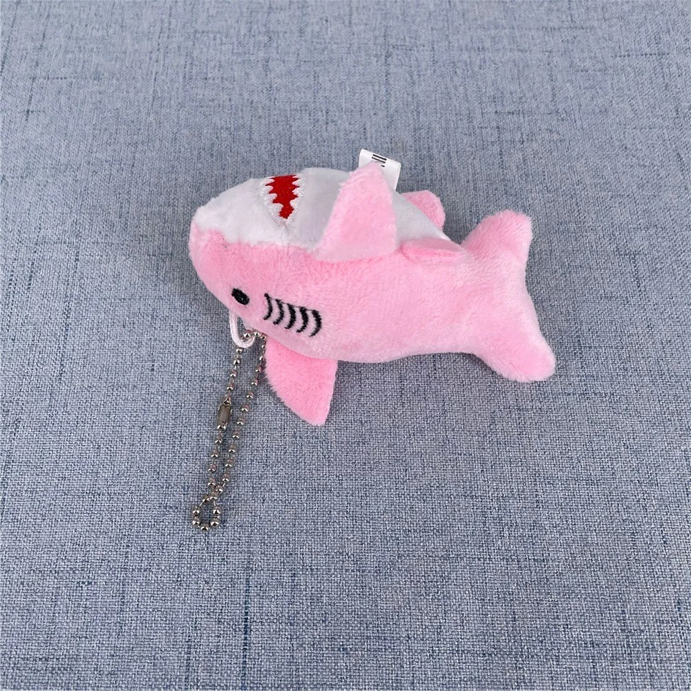 Plush Shark Keychain Gift Cute Ocean Animal Stuffed Toy Bag Charm 8CM