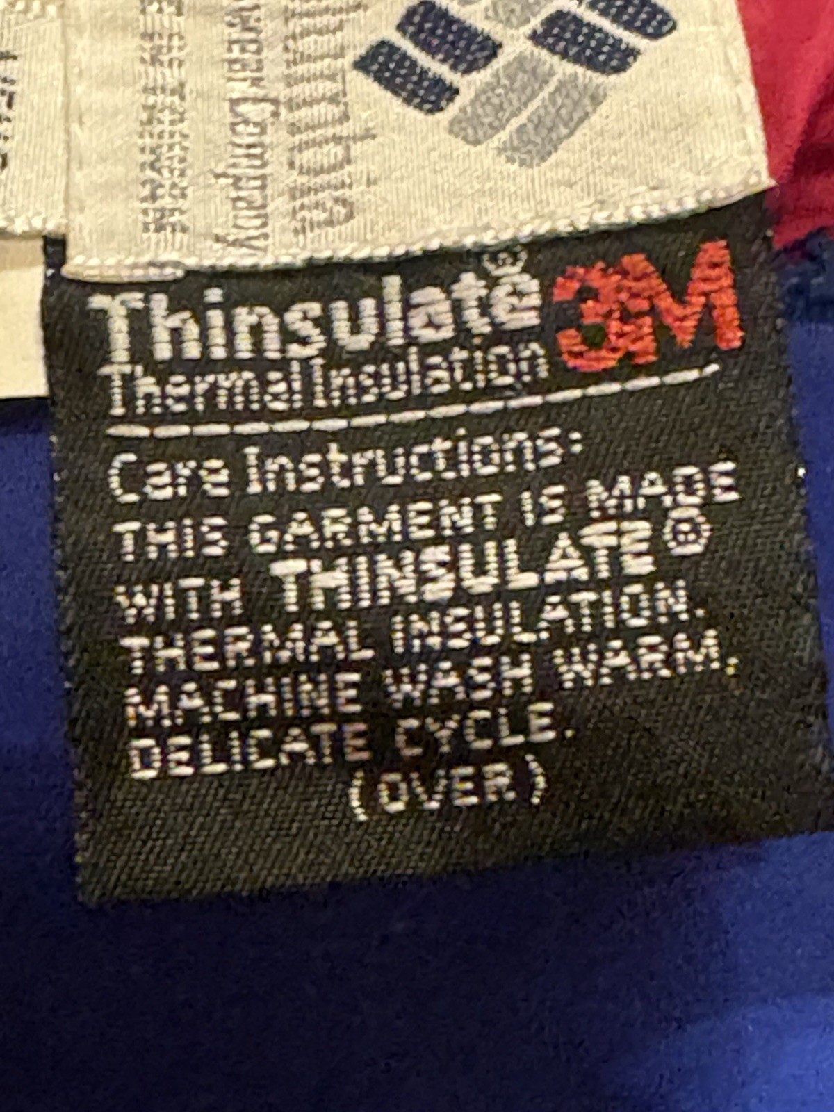 Vintage Columbia Reversible Ski Jacket Thinsulate Men’s M Blue/Red