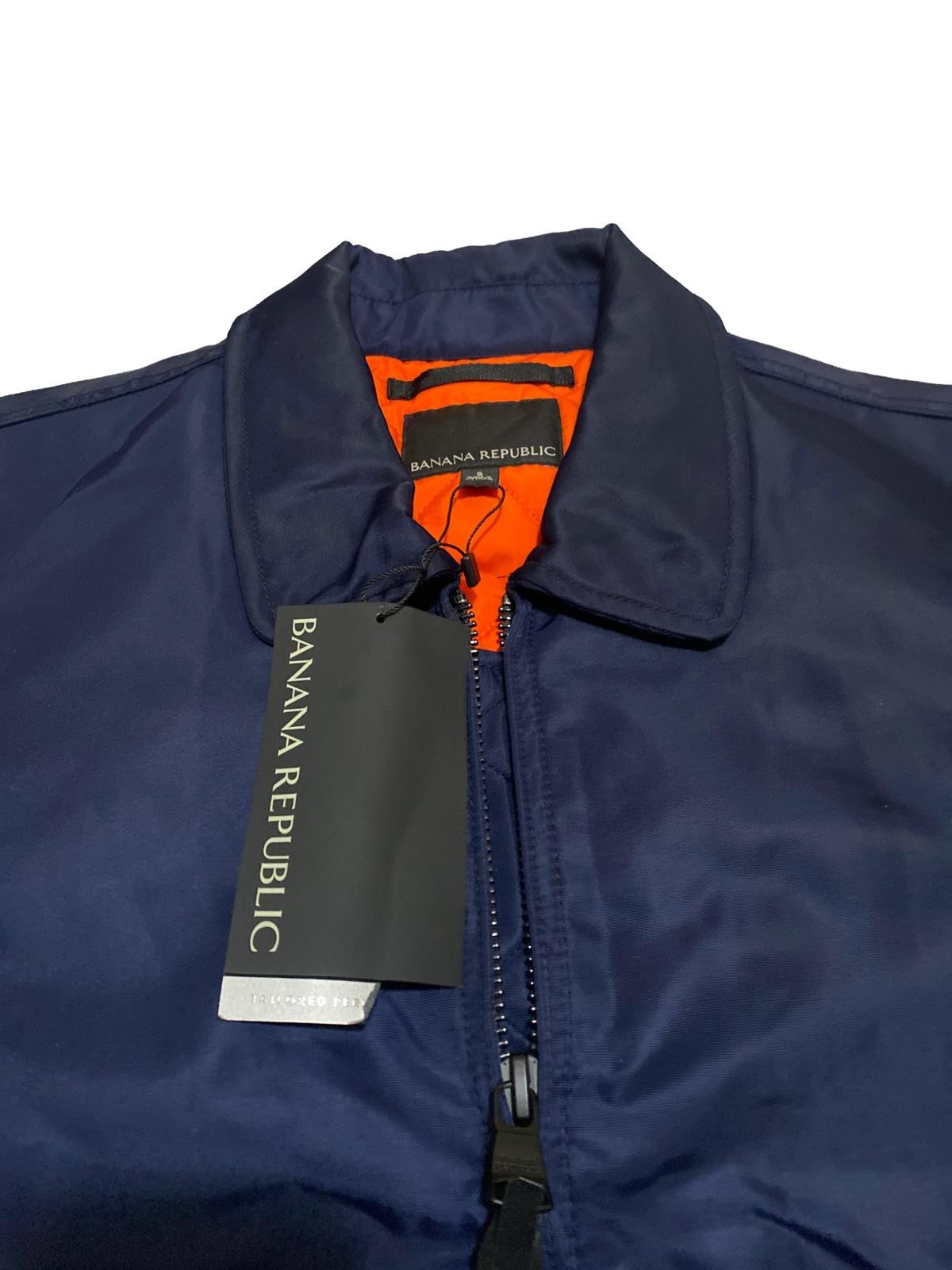 Men’s High Quality Winter Jacket Brand Banana Republic Size Small (Navy Blue)
