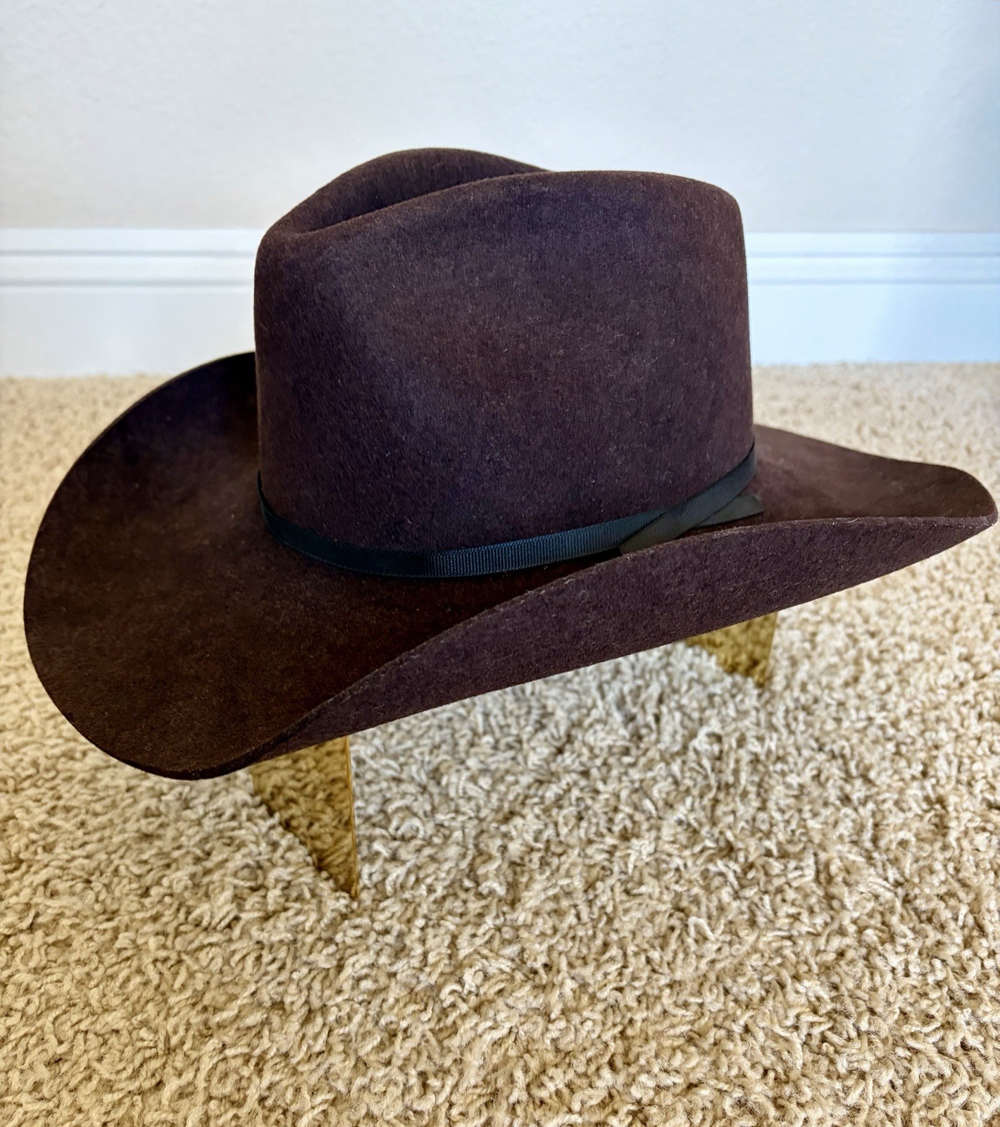 Stallion by Stetson XX Premium Wool Felt Cowboy Western Hat Brown (Size 6 7/8)