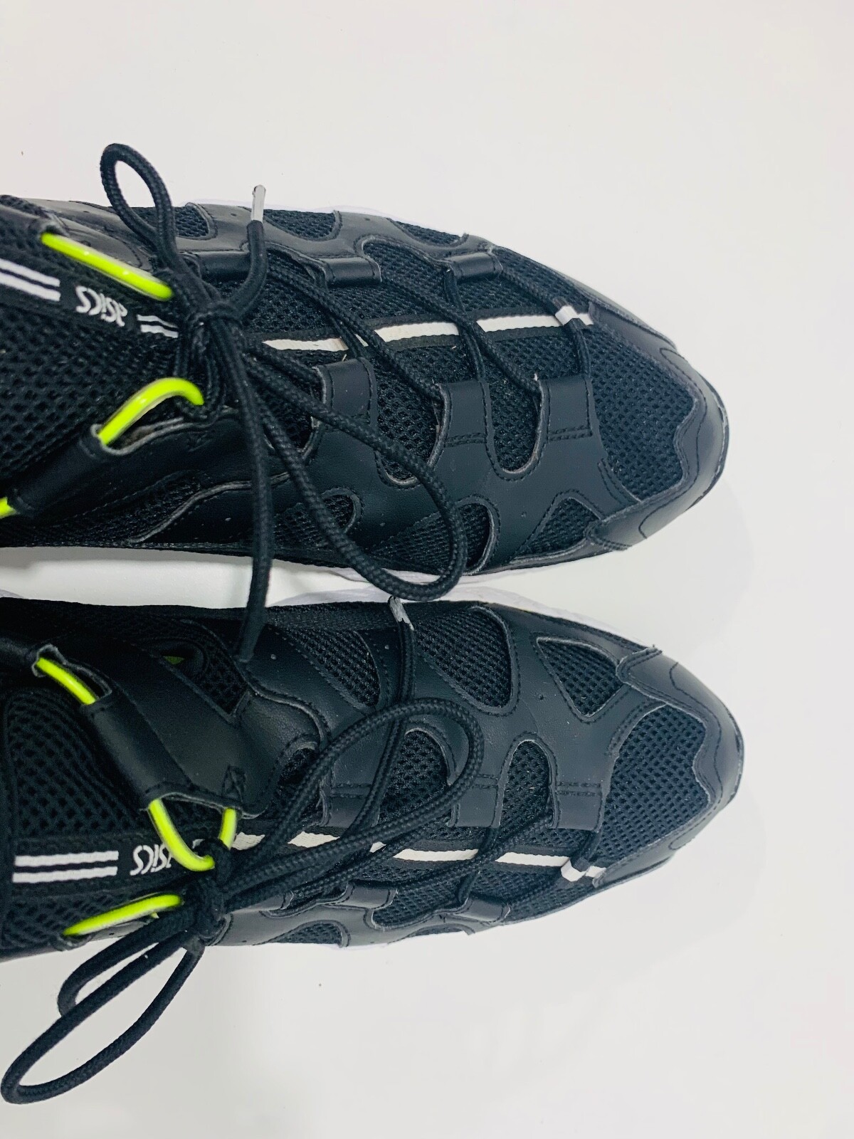 ASICS Gel-Mai Black Synthetic Mens Lace Up Trainers H813N 9090 sz 14