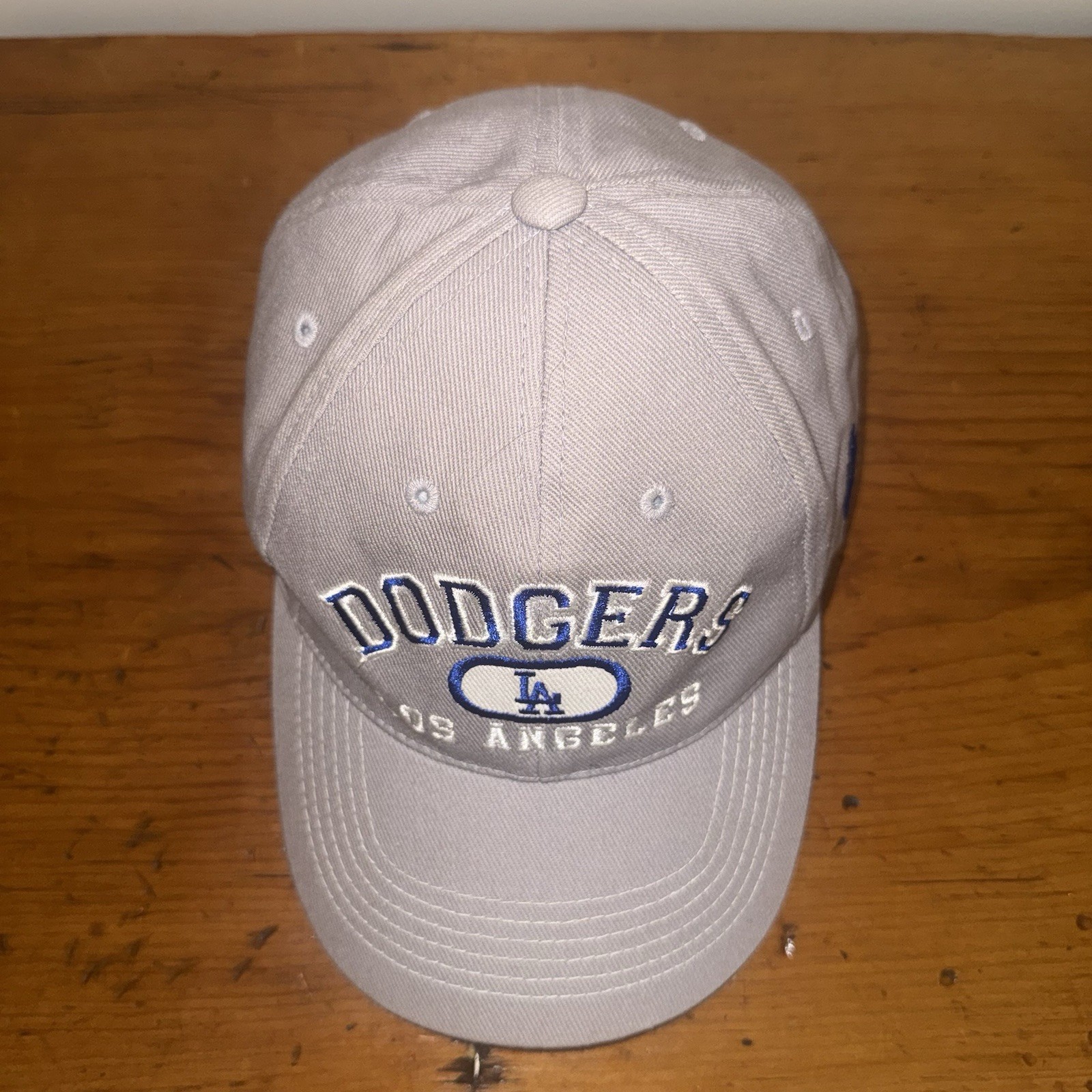 Los Angeles Dodgers Fan Favorite Gray Adjustable Hat MLB Baseball Cap One Size