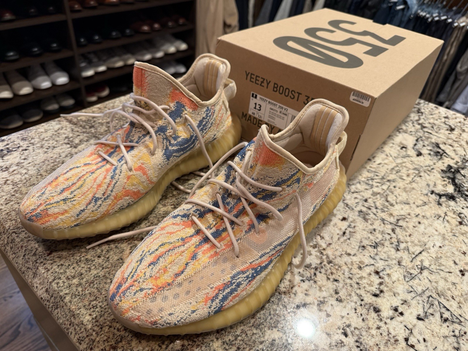 adidas Yeezy Boost 350 V2 MX OAT GW3773 Men’s Low Top Multicolor Sneaker
