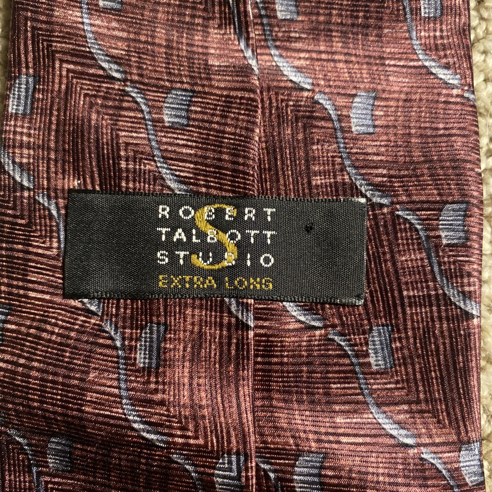 Robert Talbott Studio Extra Long 100% Silk Tie Hand Sewn 64 Inches