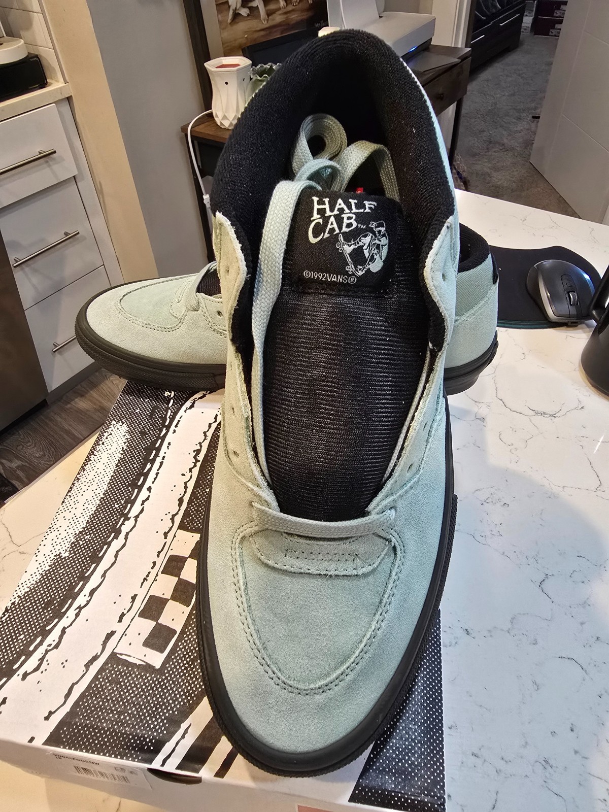 Vans Skate Half Cab Gray Olive Black VN0A5FCDEMW Men’s Size 10 SHOES NEW