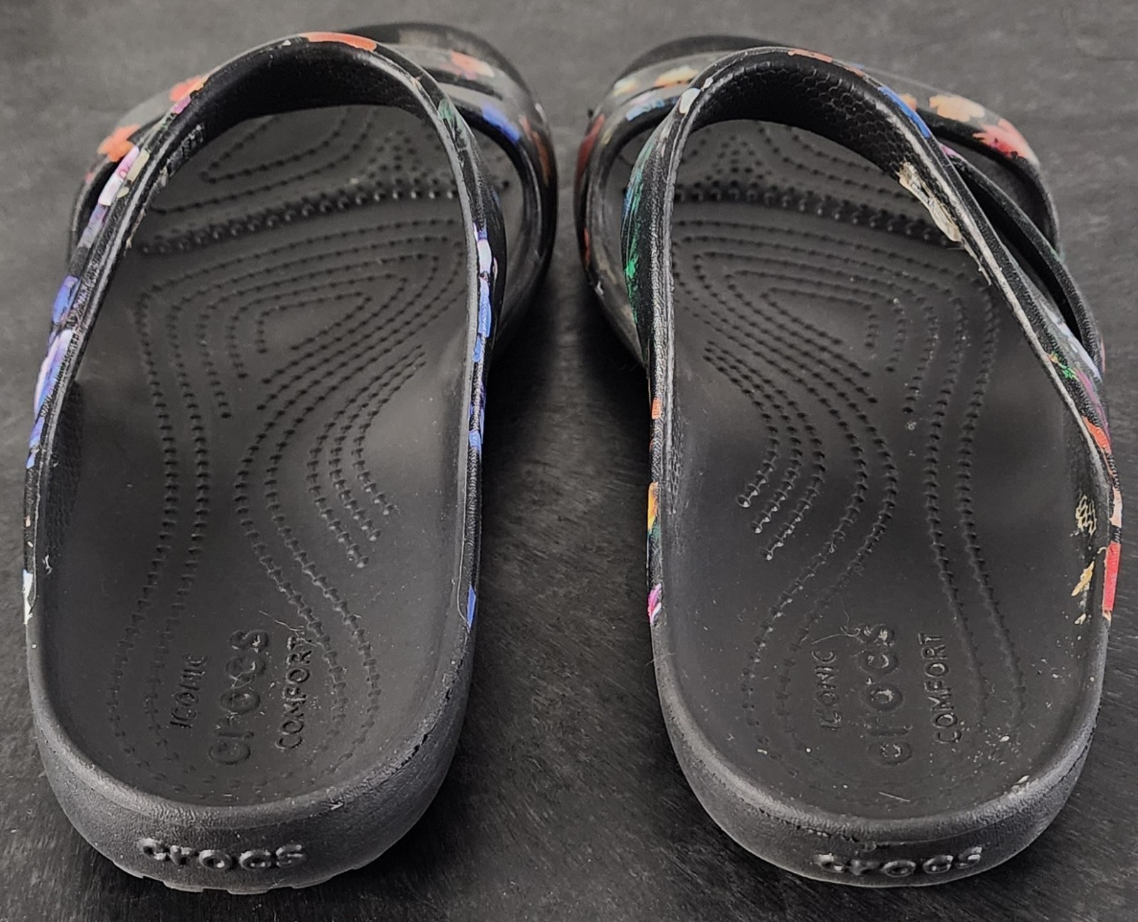 Crocs Kadee II Graphic Women’s Sandal Floral Size 8 Iconic Comfort