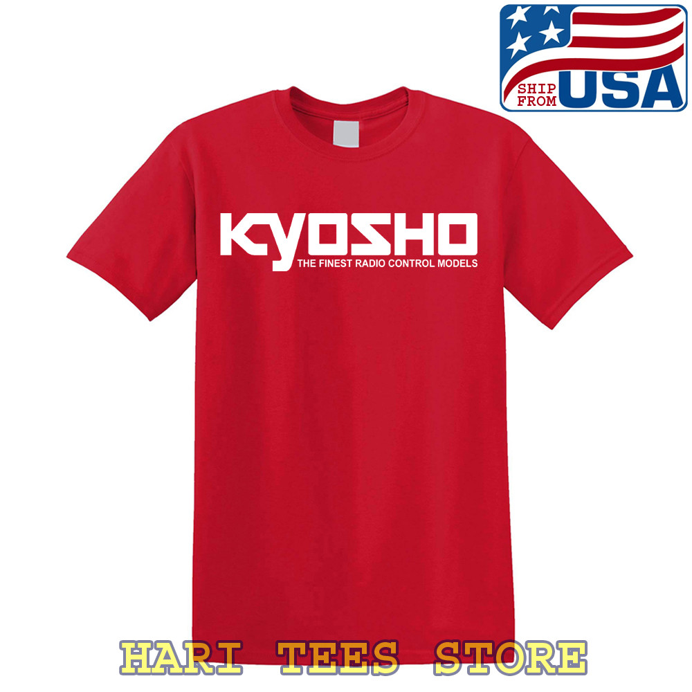 Kyosho RC Remote Control Men’s Red T-shirt Size S to 5XL