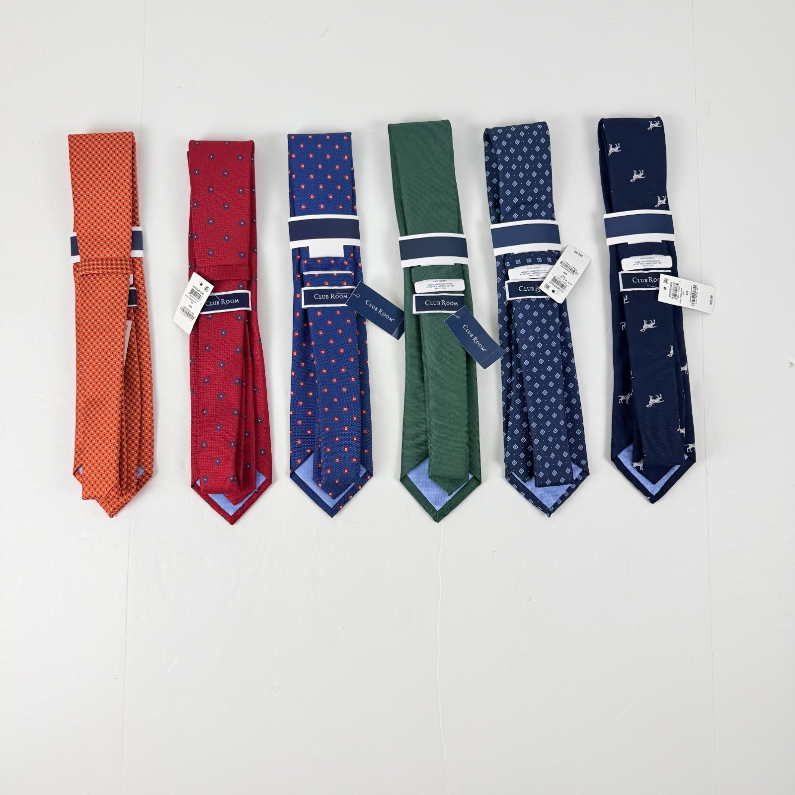 Club Room Men’s Premium Ties Assorted Business Office Formal New Fast Ship -O/S