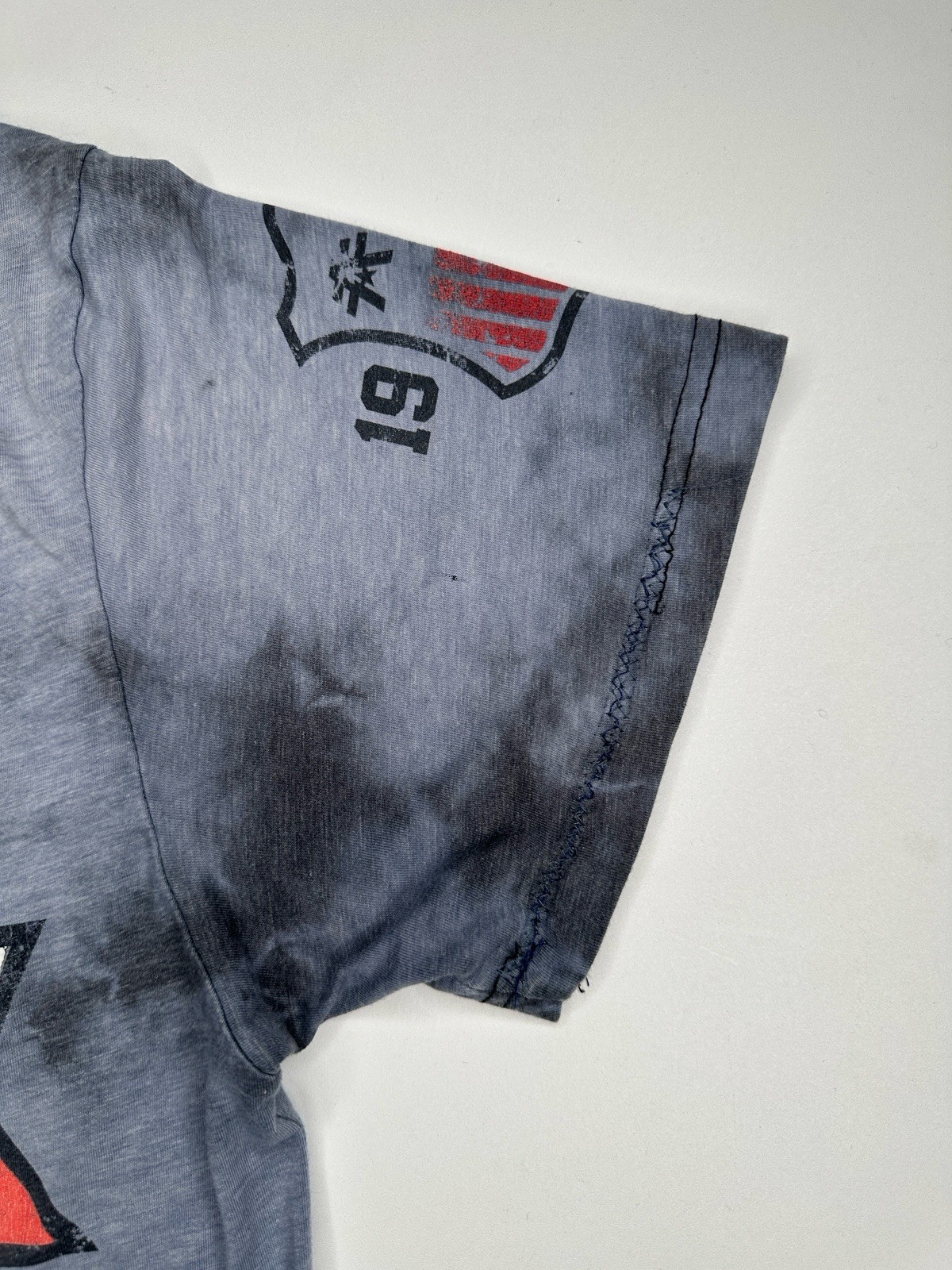 American Fighter Y2K MMA Tie Dye AOP T-Shirt Black Gray | L