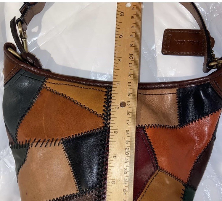 COACH Vintage Bleeker, Limited Edition Tattersall Patchwork Bucket Bag; Exc Cond