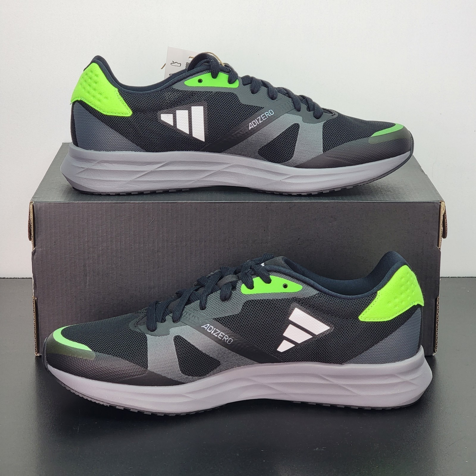 Adidas Adizero RC 4 Men’s Sneakers Black Green Running Ultra GX6660