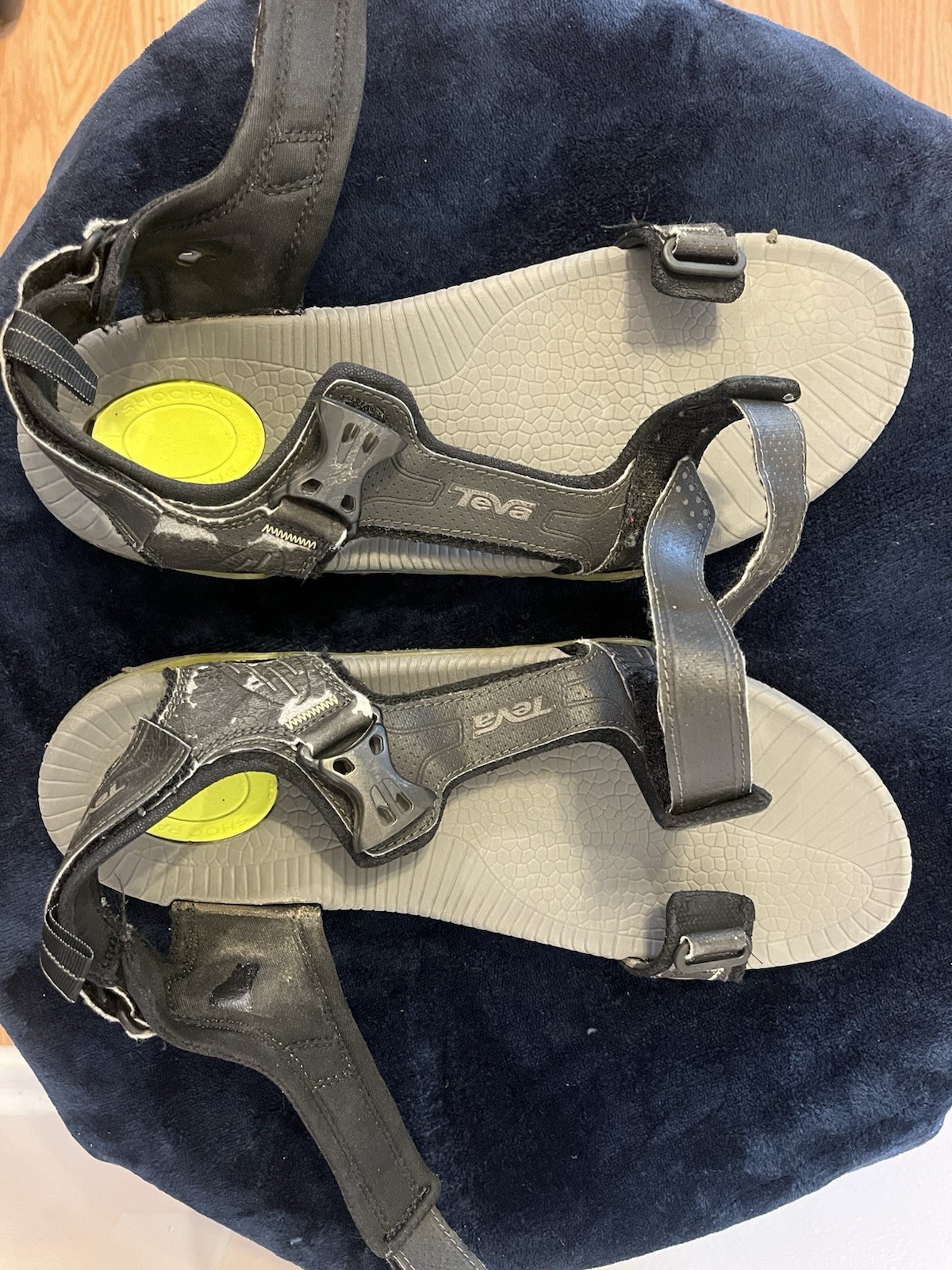 Teva Men Hiking Sandals Adjustable Buckle & Strap Outdoor Size N/A~12 or 13