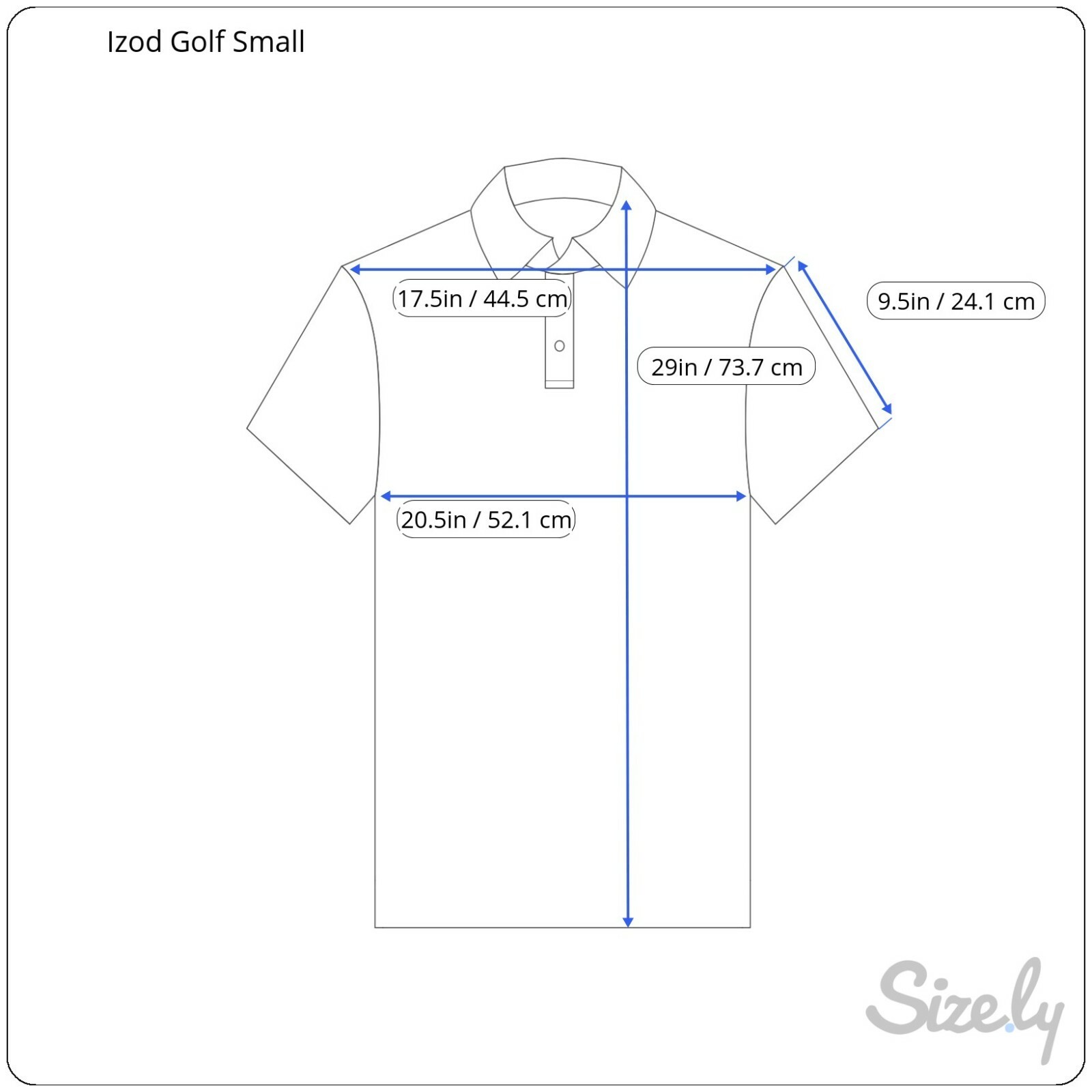 Izod Golf Mens Size Small Gray Short Sleeve Polo Shirt Collared Golfing Top S