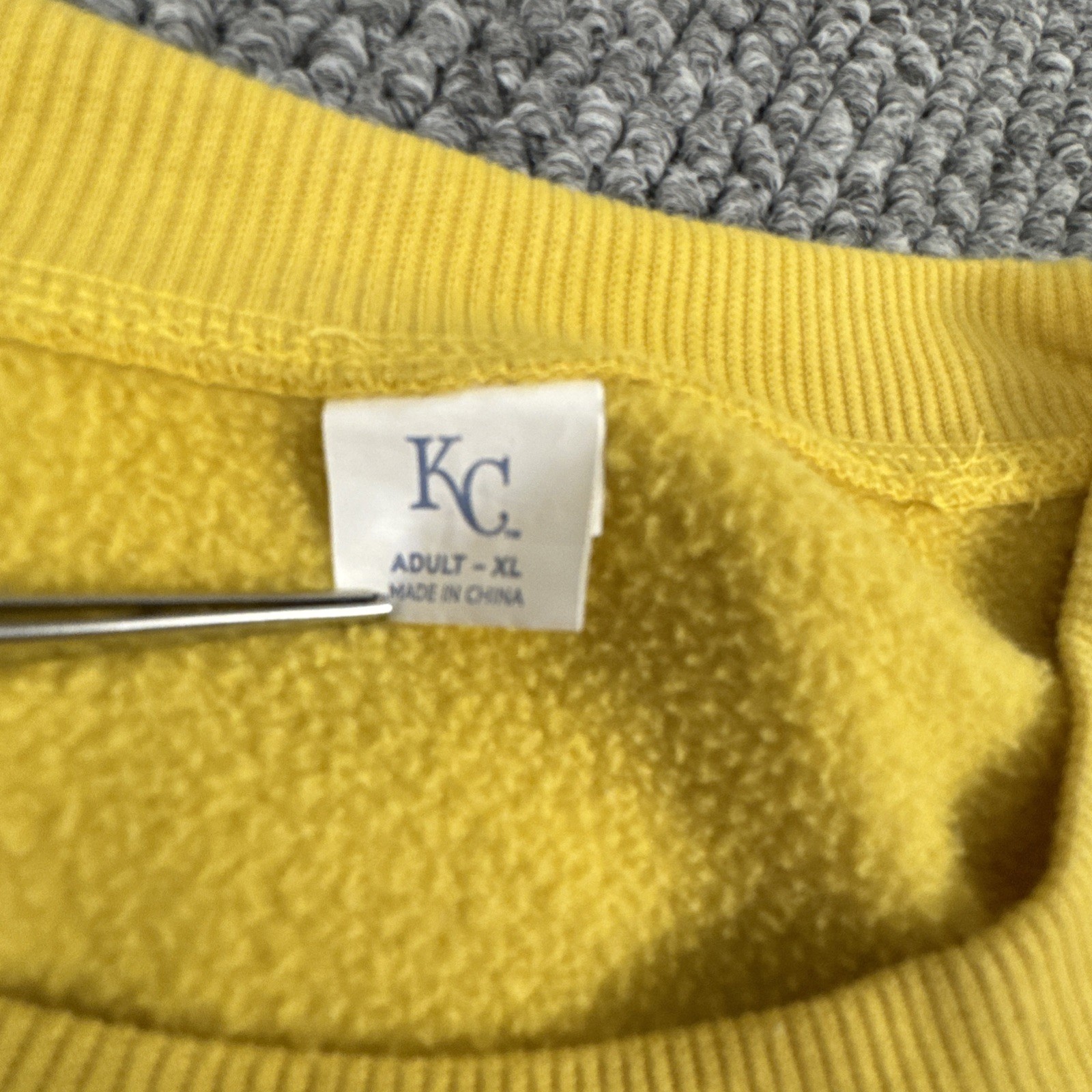 Kansas City Royals Mizzou “COLLEGE” Sweatshirt XL Animal House MLB Theme Night