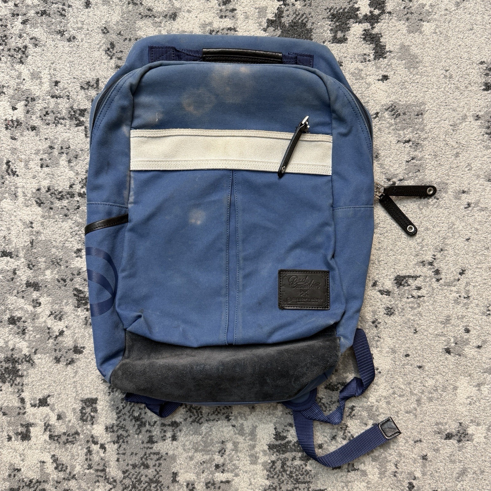 Master Piece MSPC Push Connection Backpack Cow Leather Made In Japan