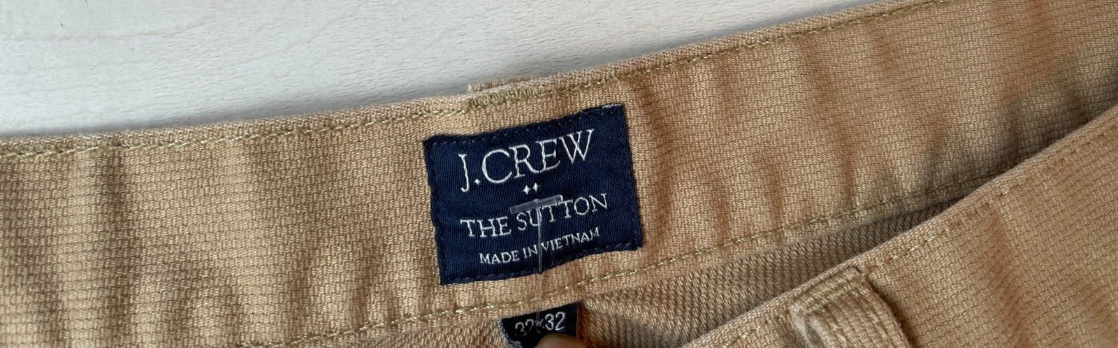 J. Crew The Sutton tan pants size 32 x 30.5″ men’s