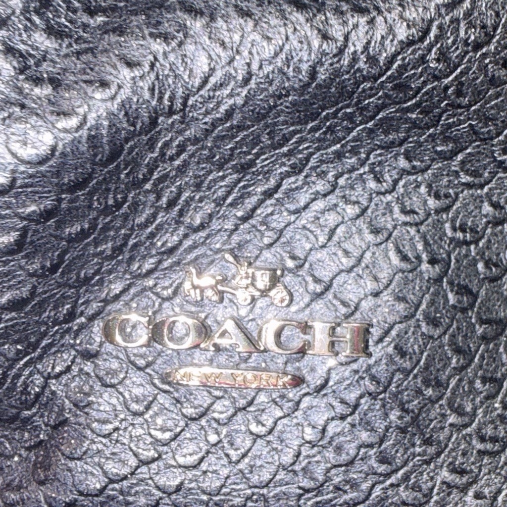 Coach Madison Phoebe Shoulder Bag in Metallic Snake-Embossed Leather