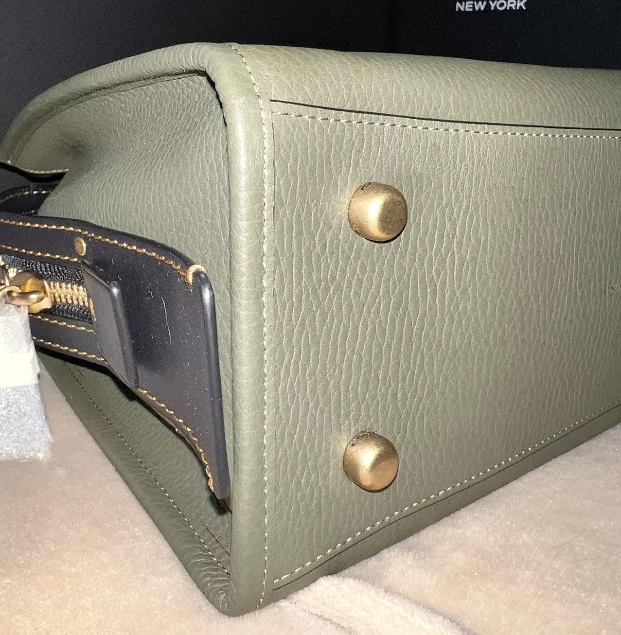 Coach 1941 MTO Rogue Bag In Colorblock With Snakeskin Detail, Style 59997, NWT!