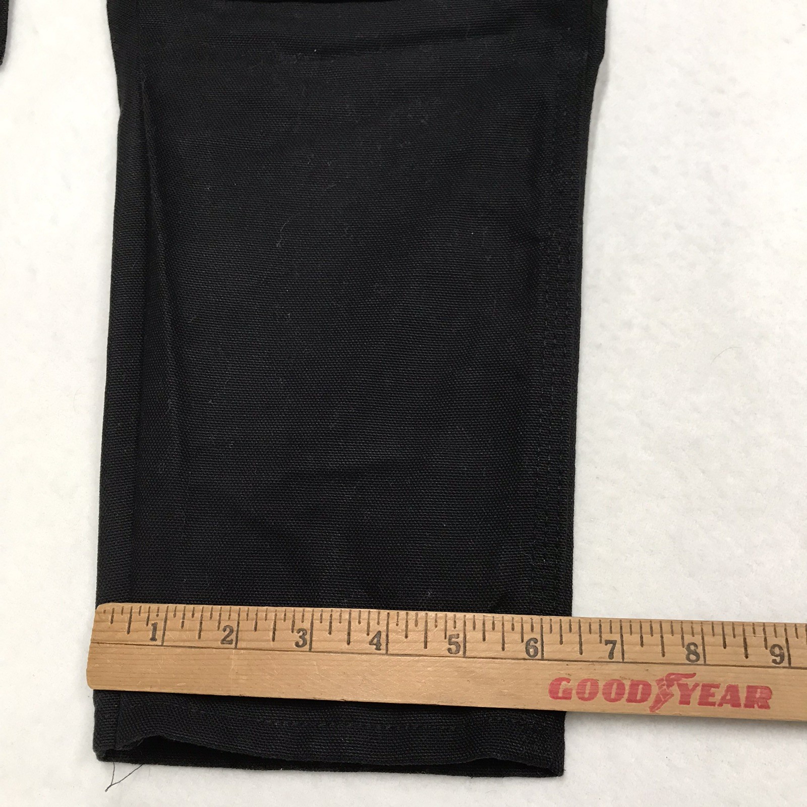 CARHARTT B01 Double Knee Work Jeans Men 28×32 (altered 31/32 tag) Black Loose