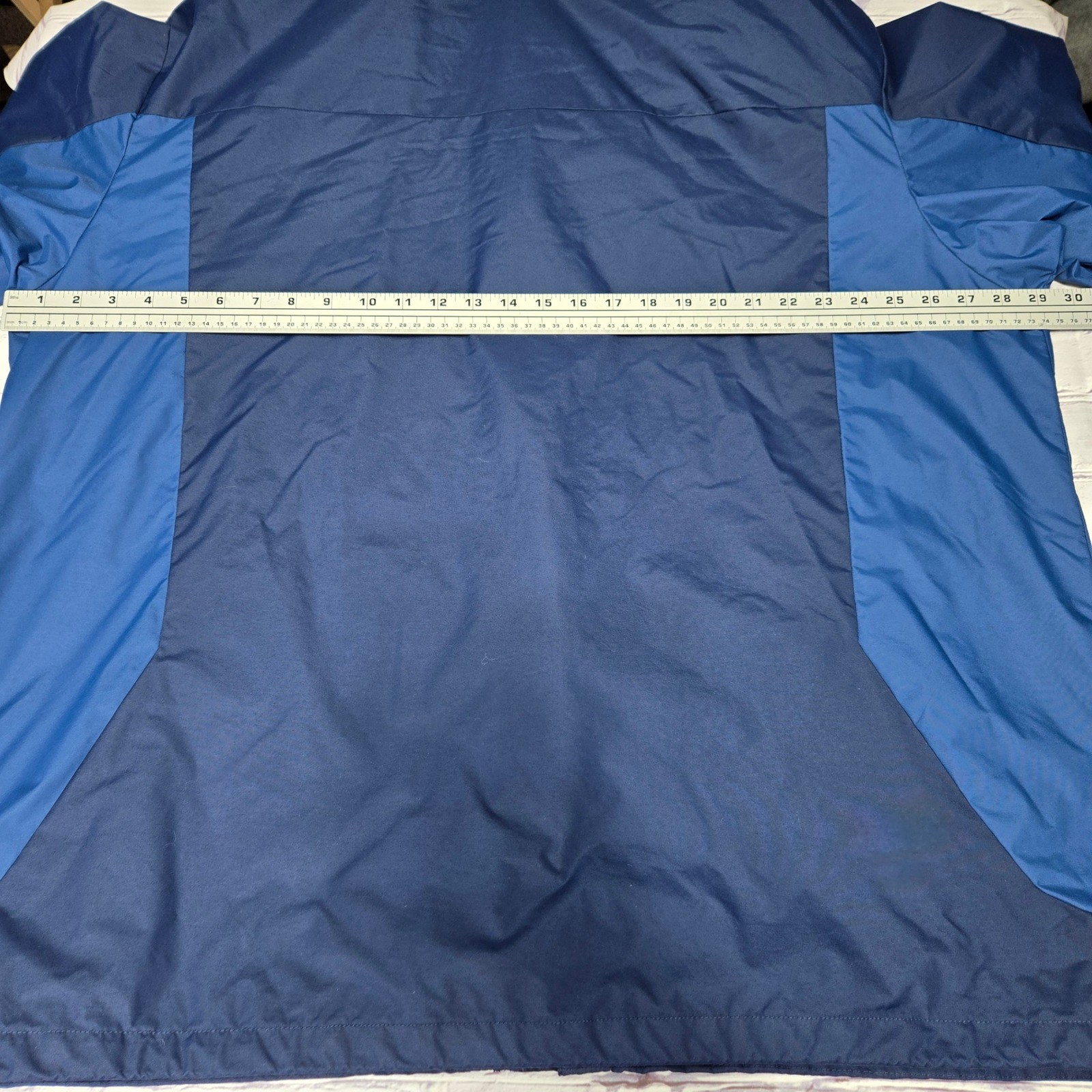 Columbia Interchange 3-in-1 Jacket Mens XXL Navy Blue Waterproof Shell Fleece