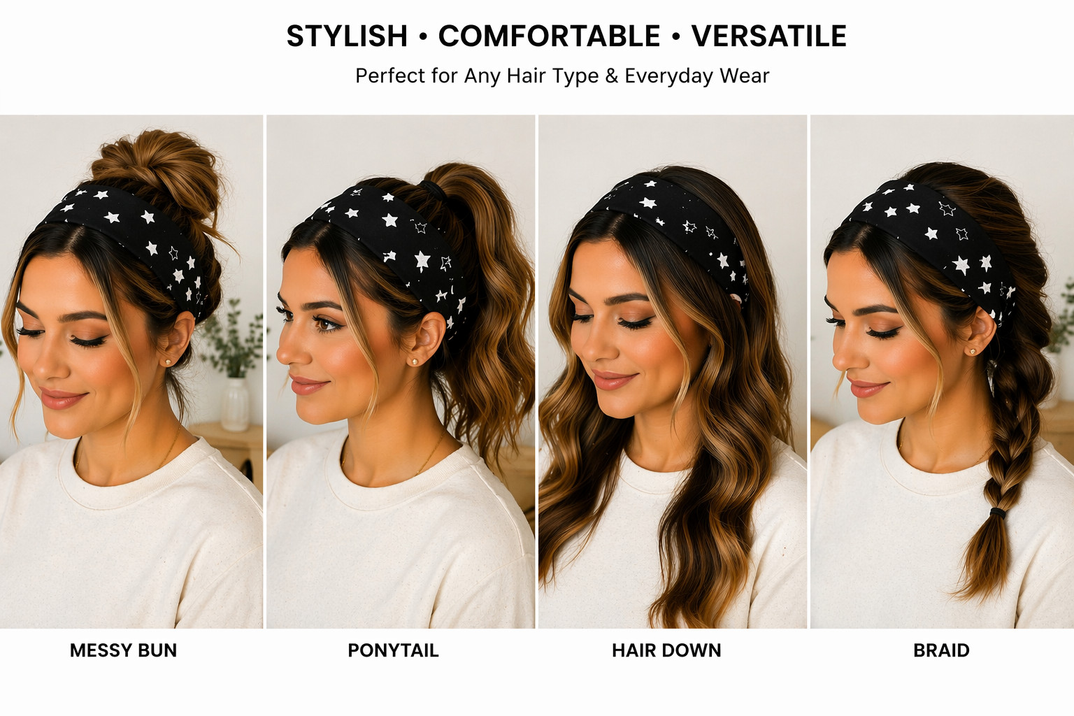 264PCS Wholesale Closeout Headbands Headwrap Assorted Colors W/ Black Bobby Pins
