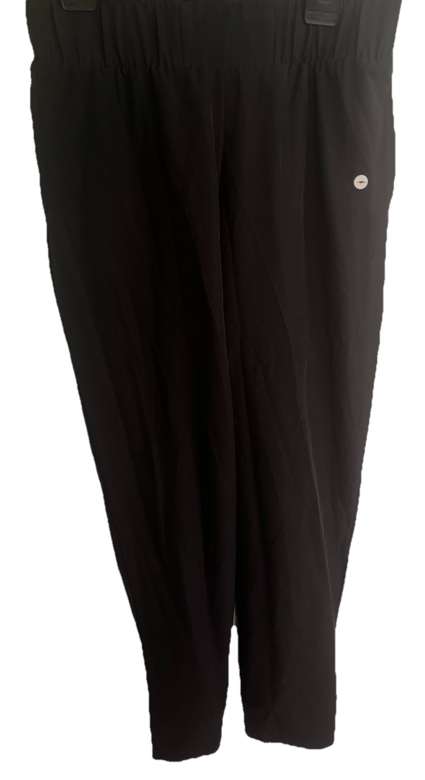 Avia Joggers Sweatpants Boys Sz L (10-12) Logo Black Play Travel School Kids