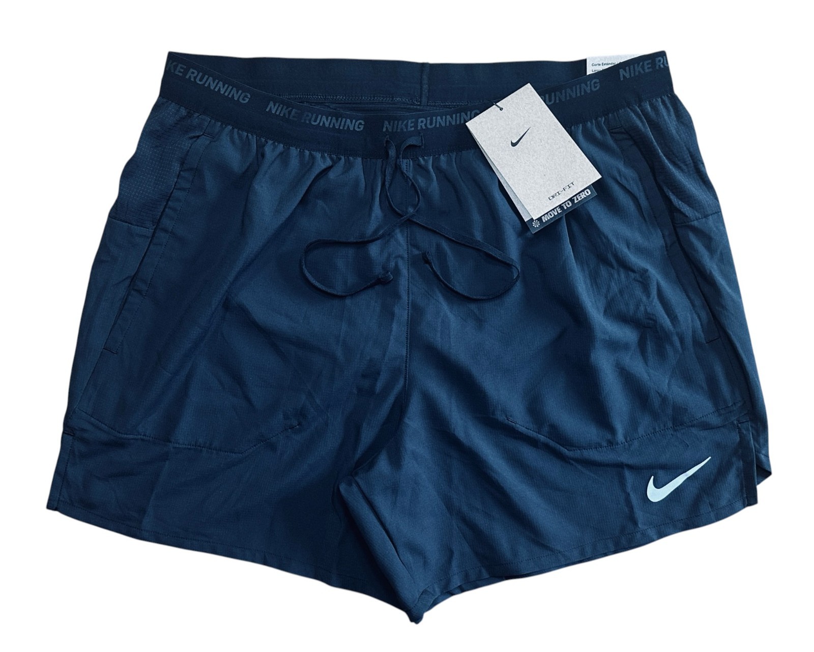 Nike Stride Dri-FIT 5″ Brief-Lined Running Shorts Men’s M Black DM4755 NWT $55