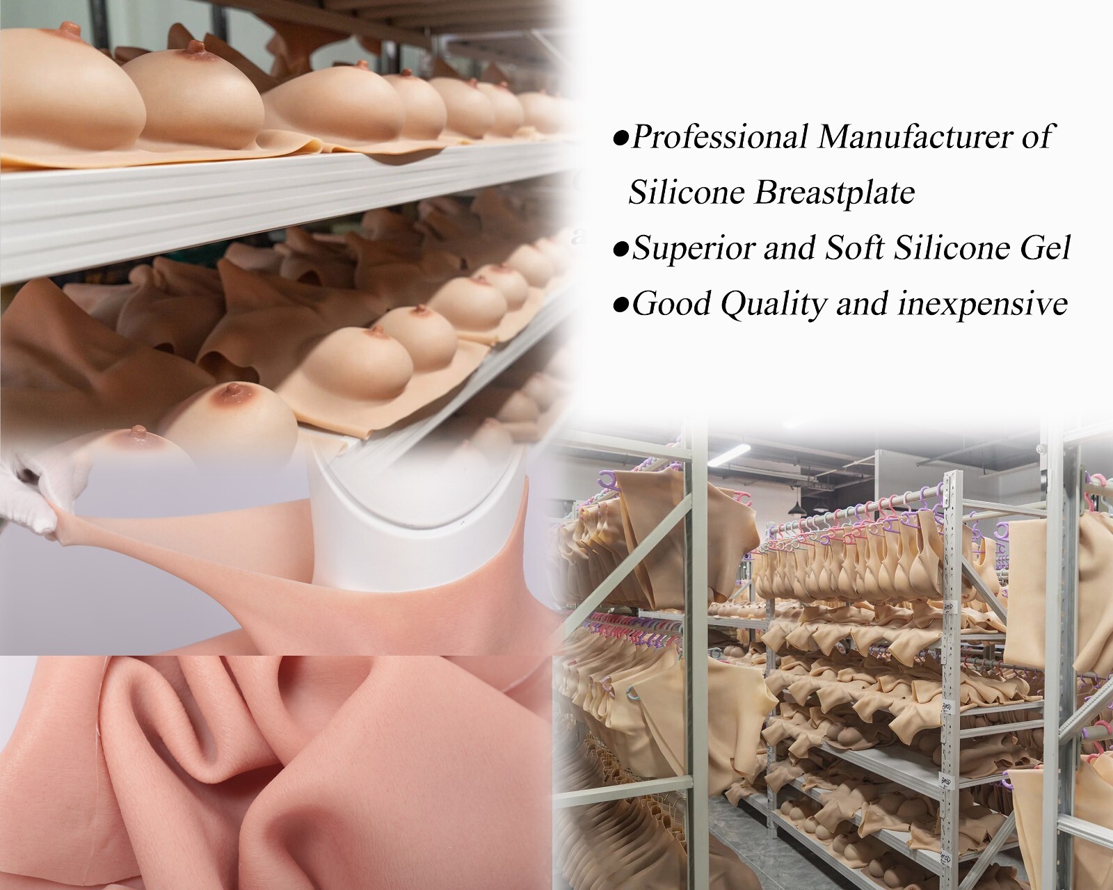 Silicone Breast Forms Round Collar Fake Boos For Transgender Crossdresser Sissy
