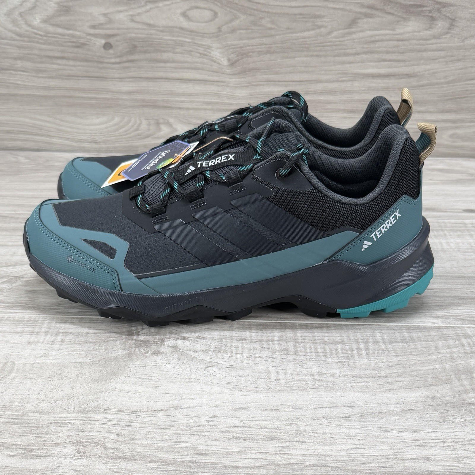 Adidas Terrex Skychaser AX5 Gore-Tex Hiking Shoes Blue Green Men’s 11 JQ2209