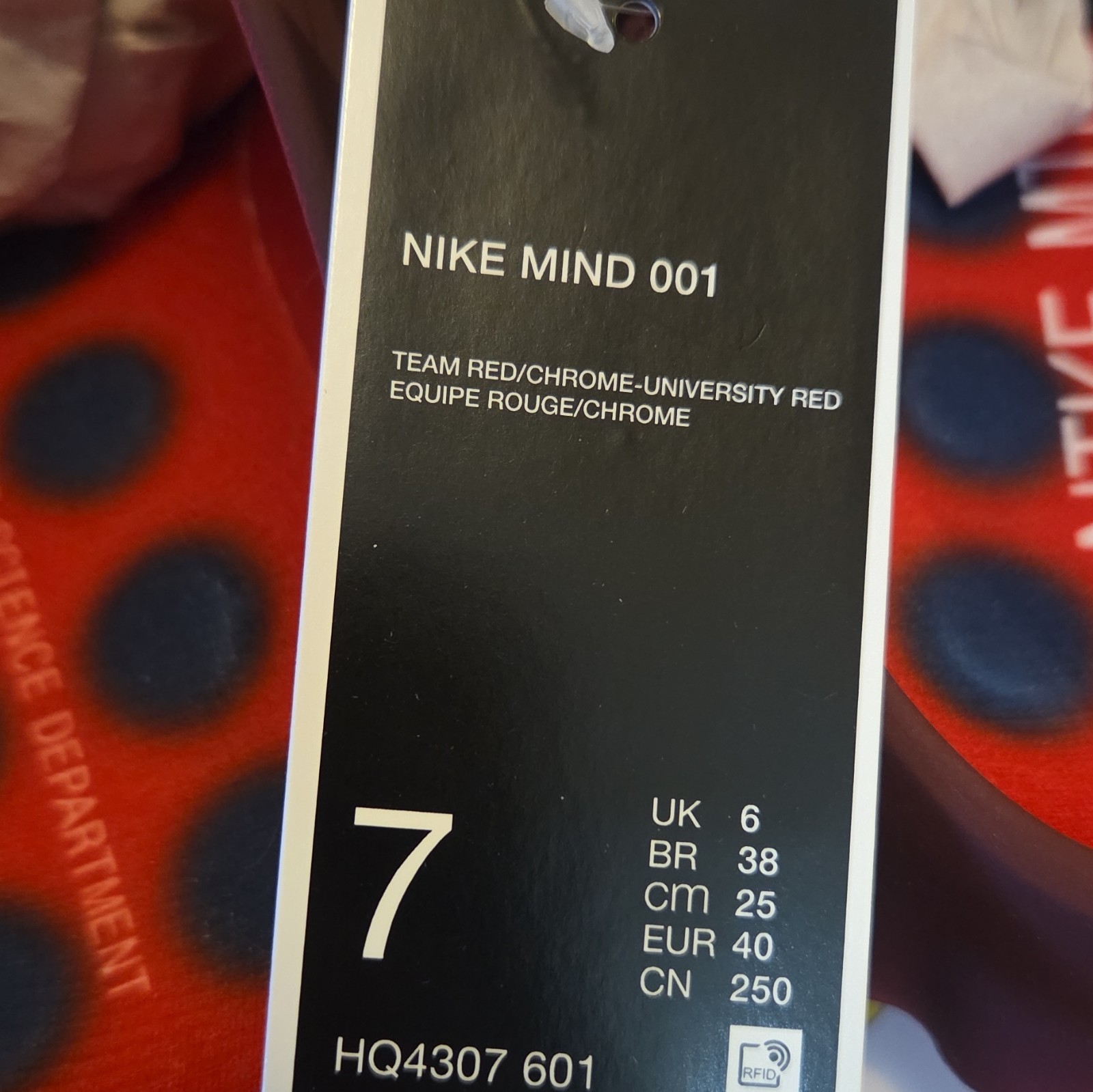Nike Mind 001 Men’s Slip-On Low Top Sneaker Red Burgundy Black HQ4307 601