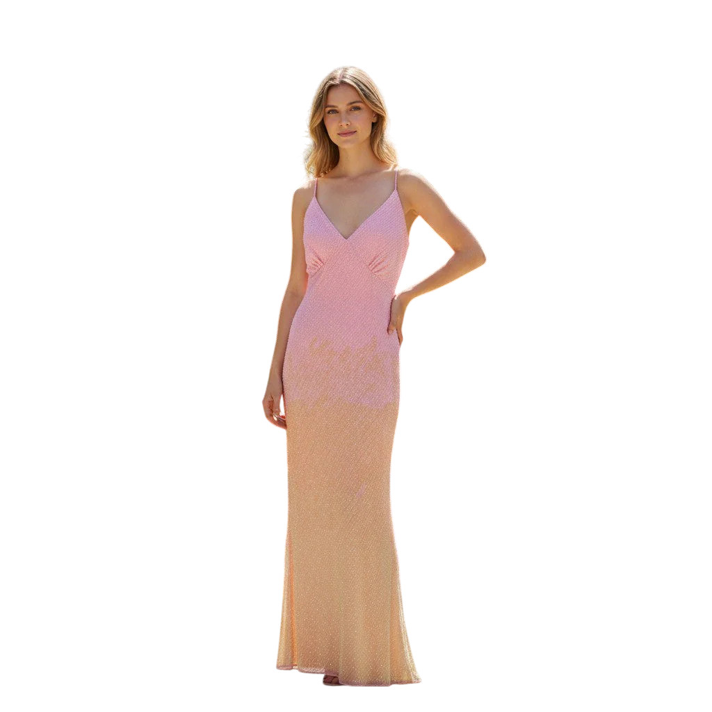 Sunset Dreams Sequin Maxi Dress – Shine Right into Dusk!